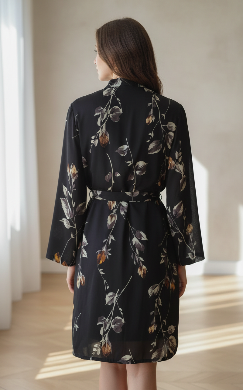 Patron de couture Kimono long - 3