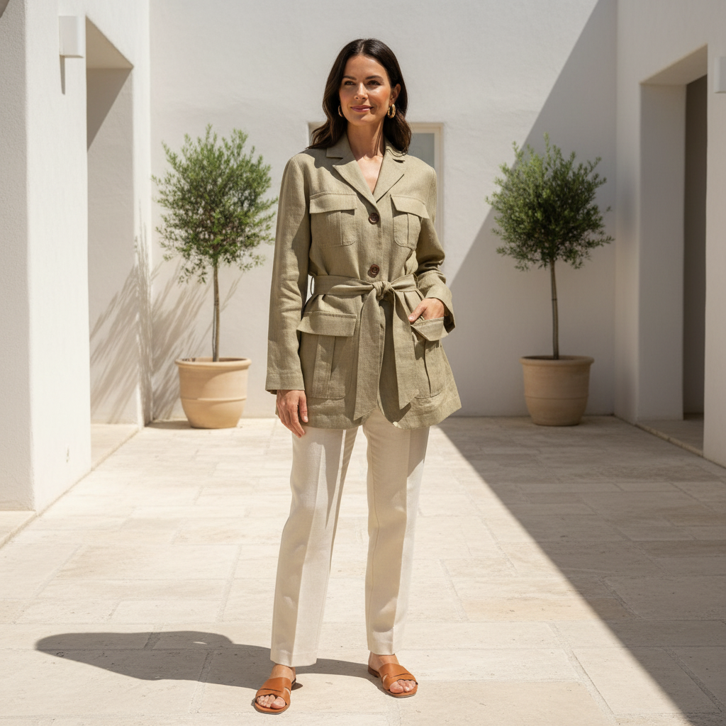 A4 Safari Jacket sewing pattern - 3