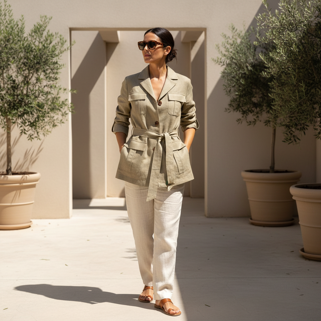 A4 Safari Jacket sewing pattern