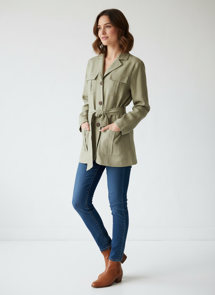 Patron de couture Veste Safari + Tutoriel - 9