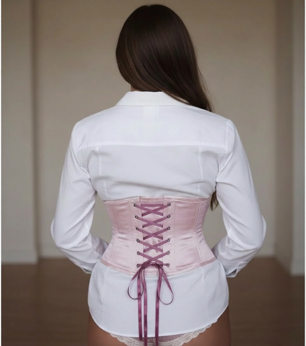 Serre taille louise rose - 4