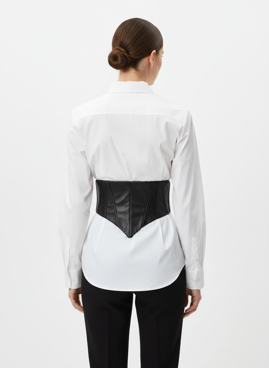 Corset ceinture améthyste brown