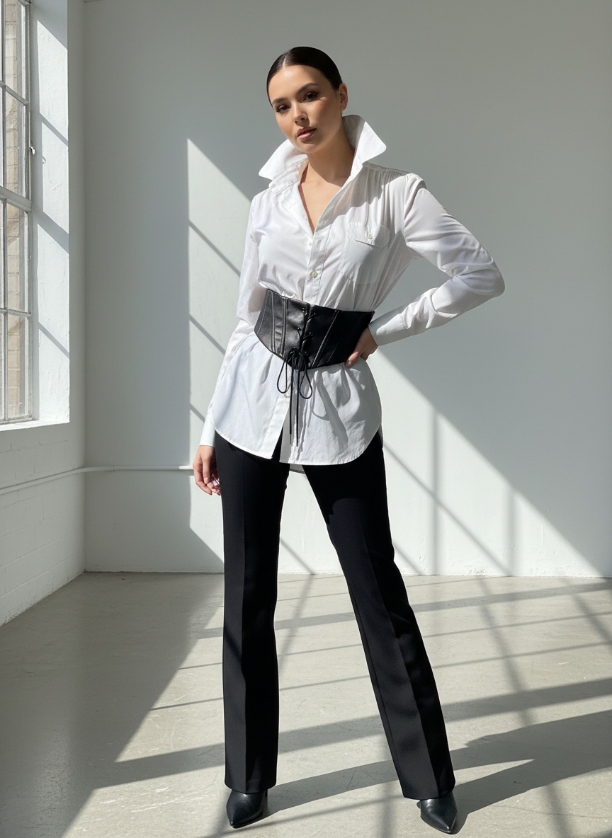 Corset ceinture améthyste brown