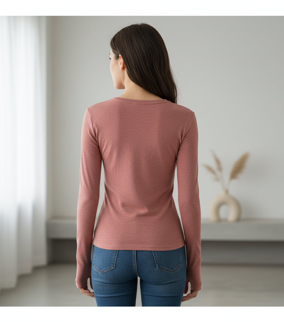 Sewing pattern Long sleeve T shirt - 4