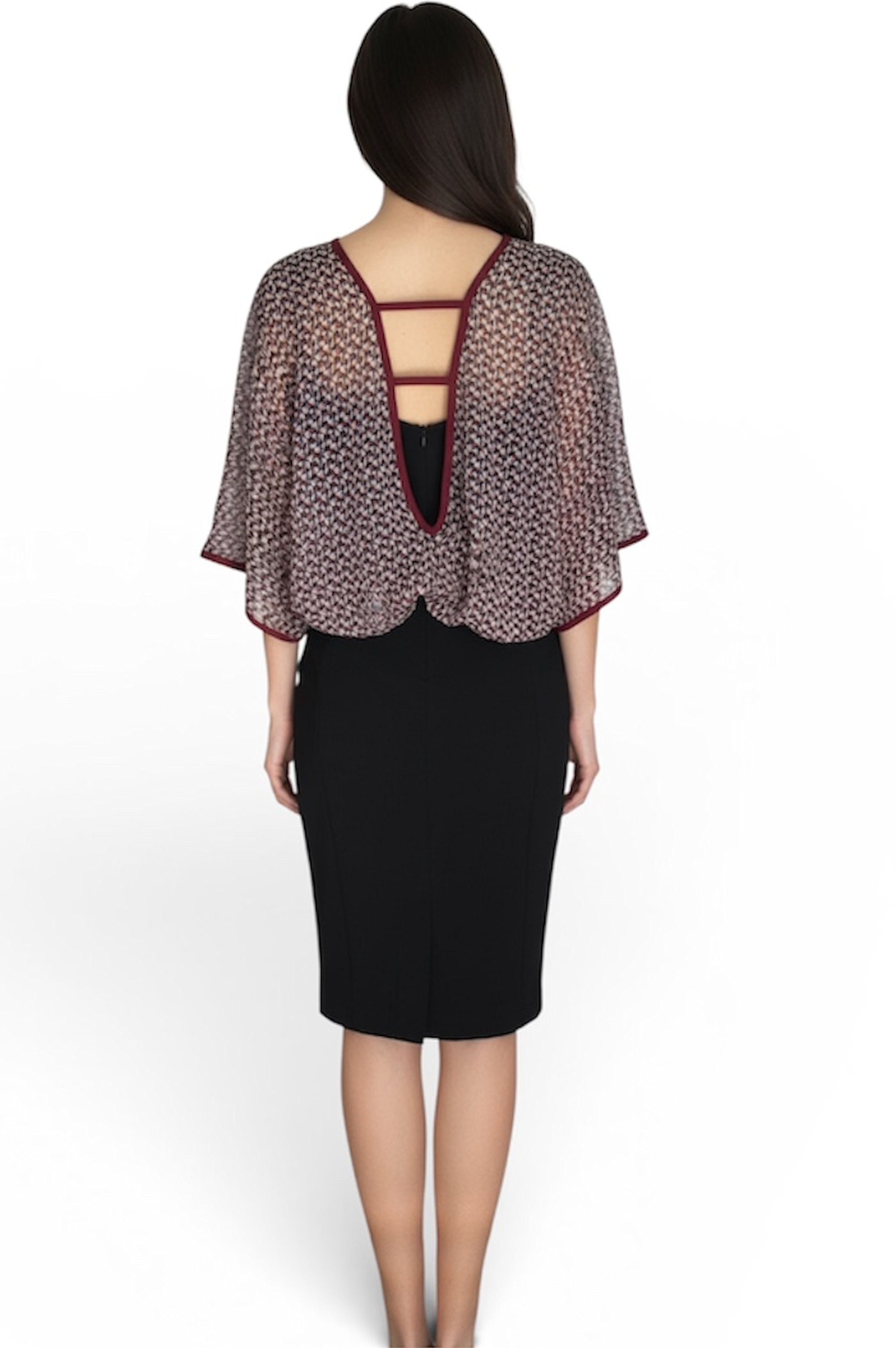 Blouse Jasmin short dolman sleeve top - 2