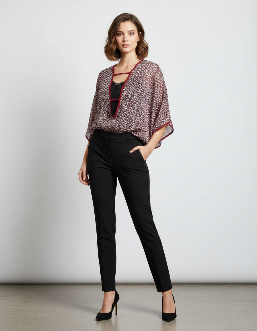 Blouse Jasmin short dolman sleeve top - 4