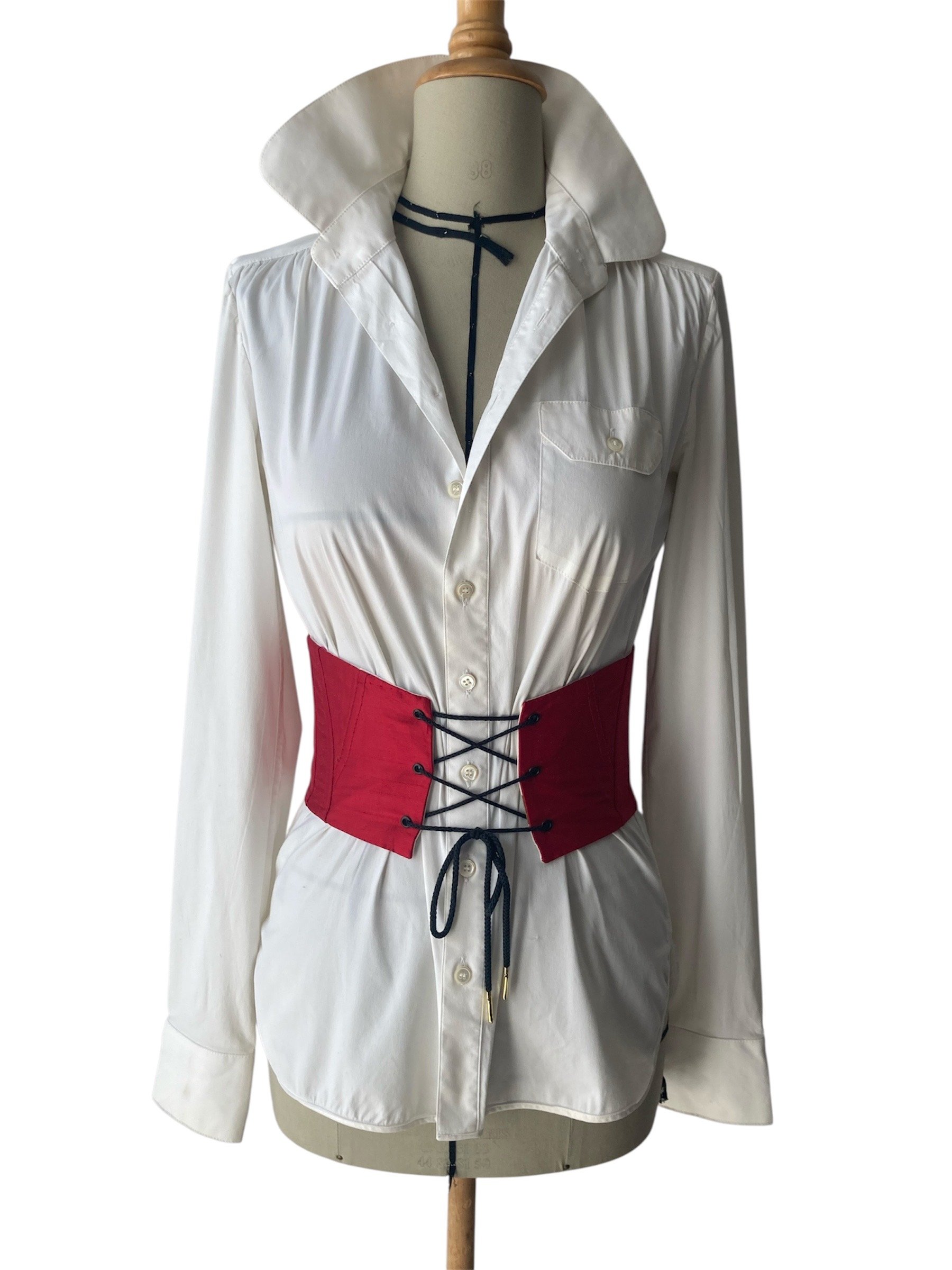 Corset ceinture oprah rouge - 3