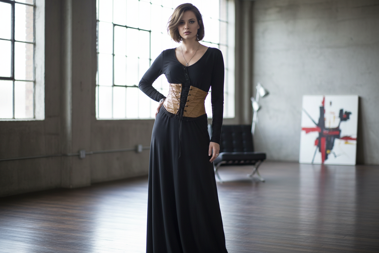 Serre taille Louise beige - 4