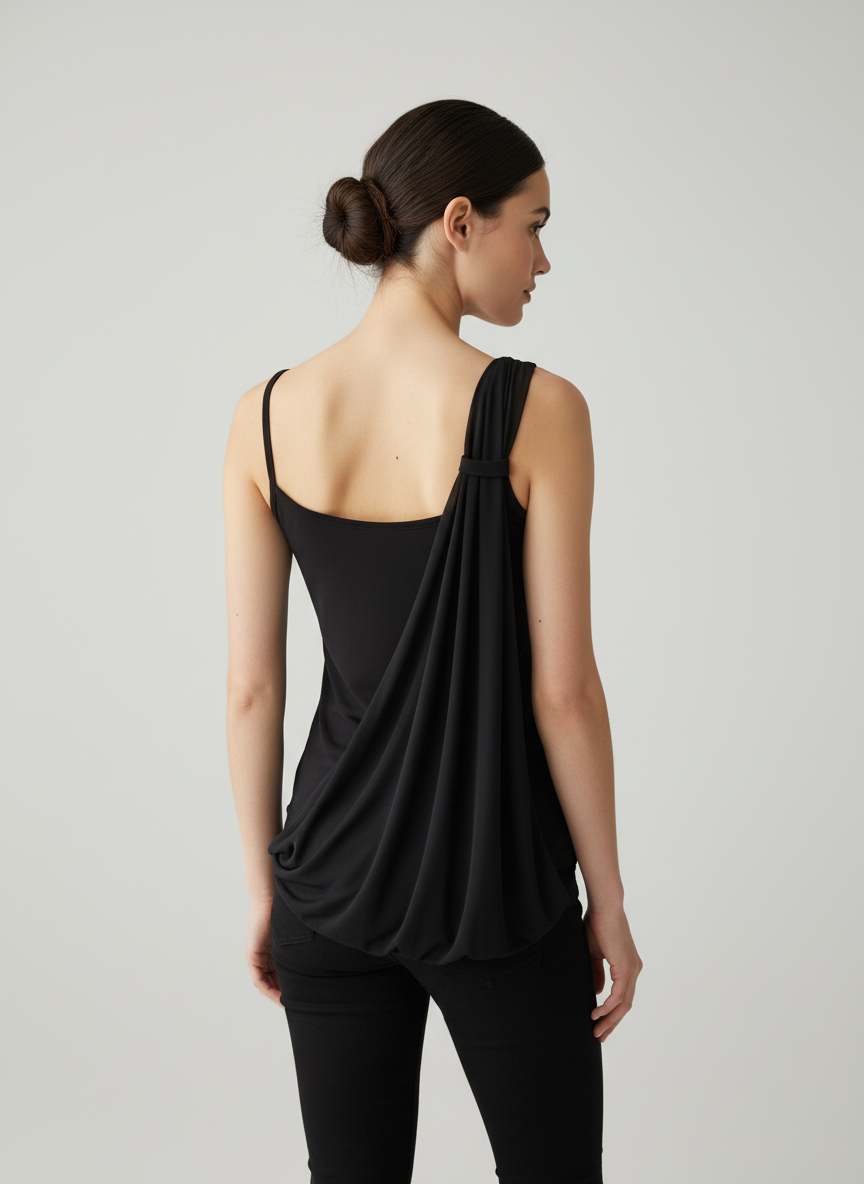 Top sewing pattern with drape Xandra - 2