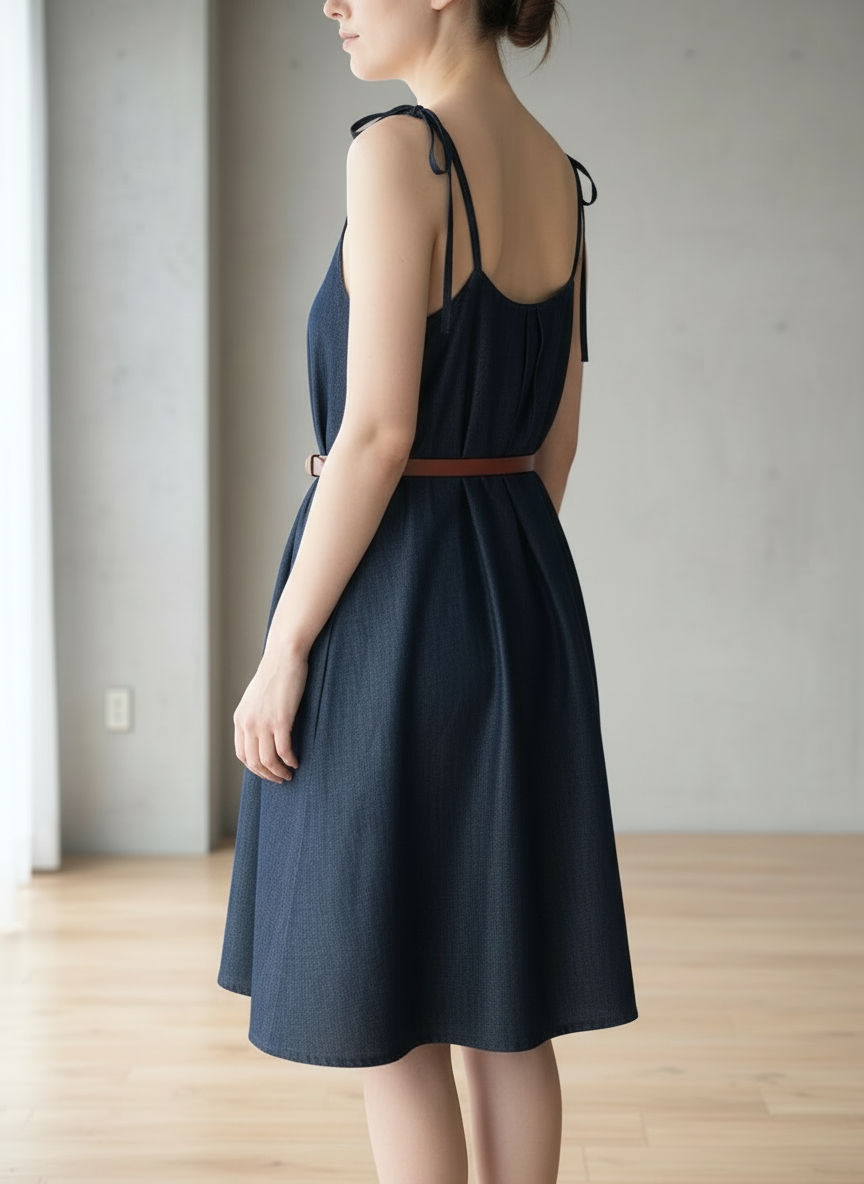 Robe Eloise à plis - 4