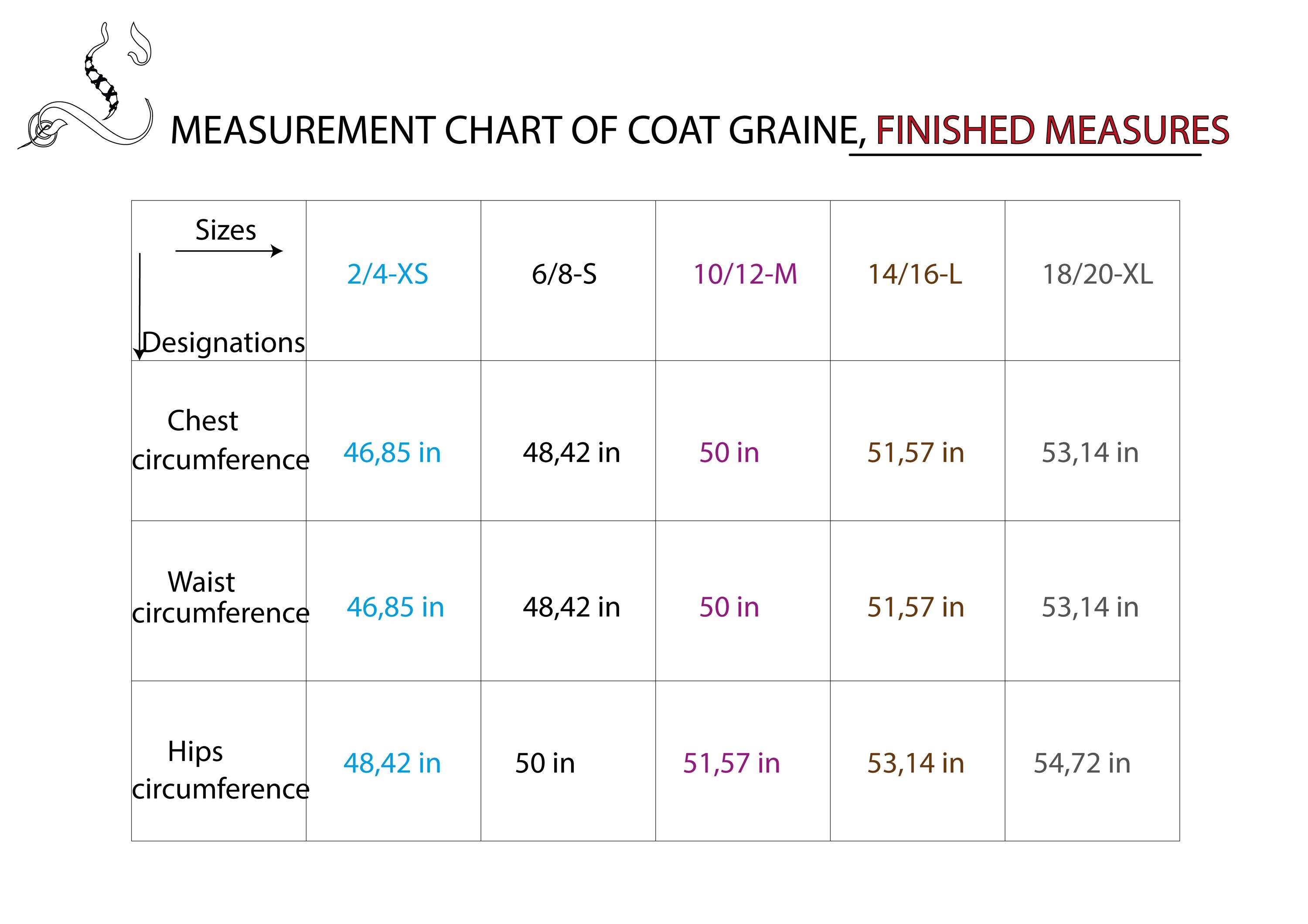 Sewing pattern Oversize coat Graine - 11