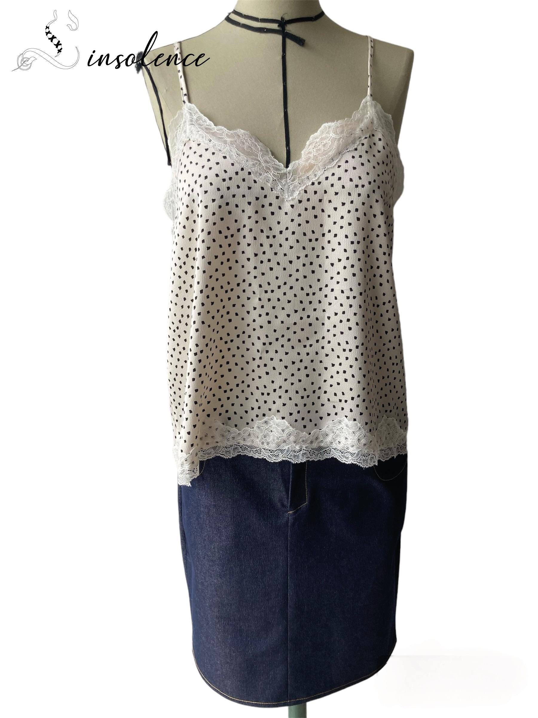 Sewing pattern Top Caraco in satin - 6