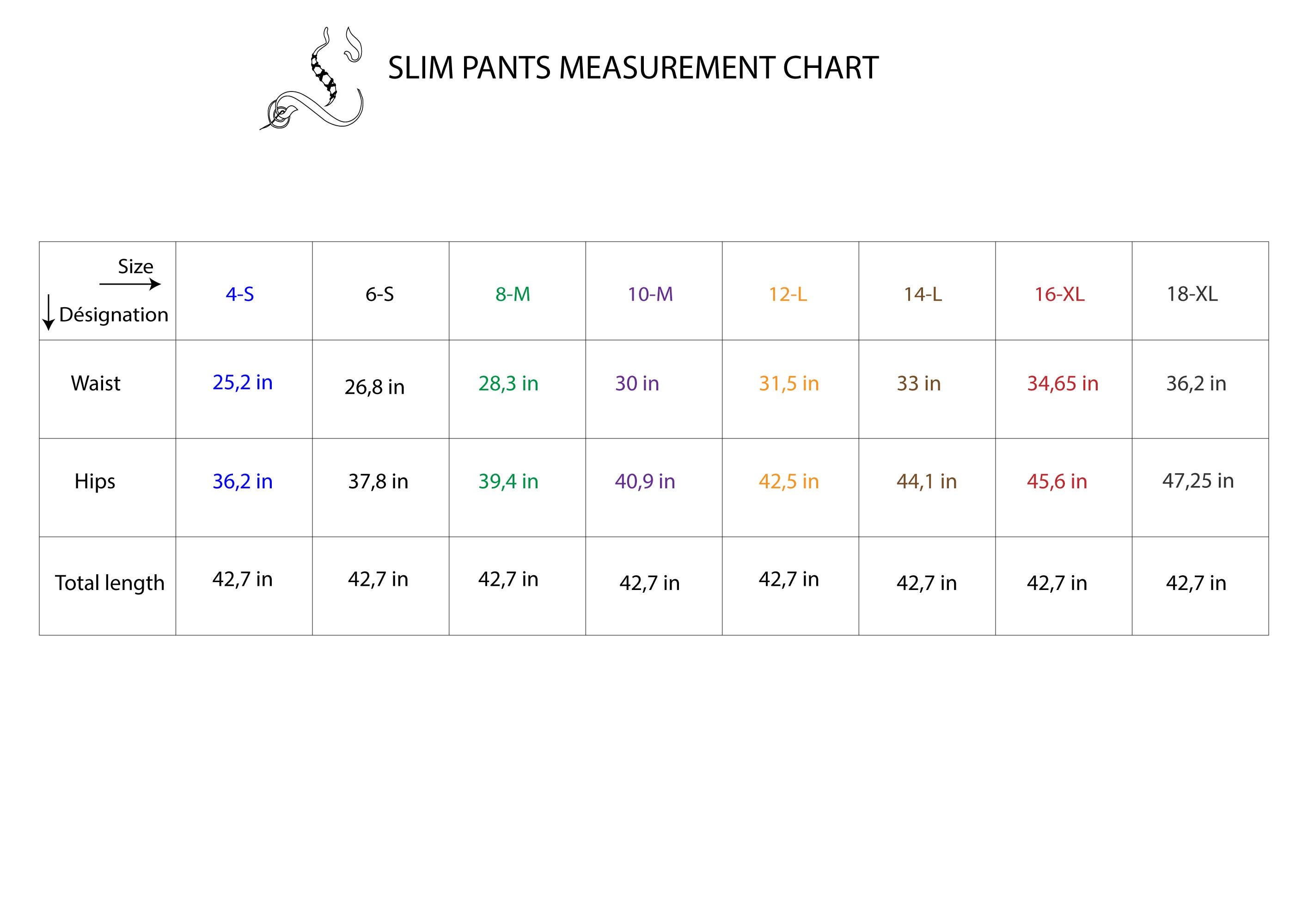 Slim fit pants pattern - 6