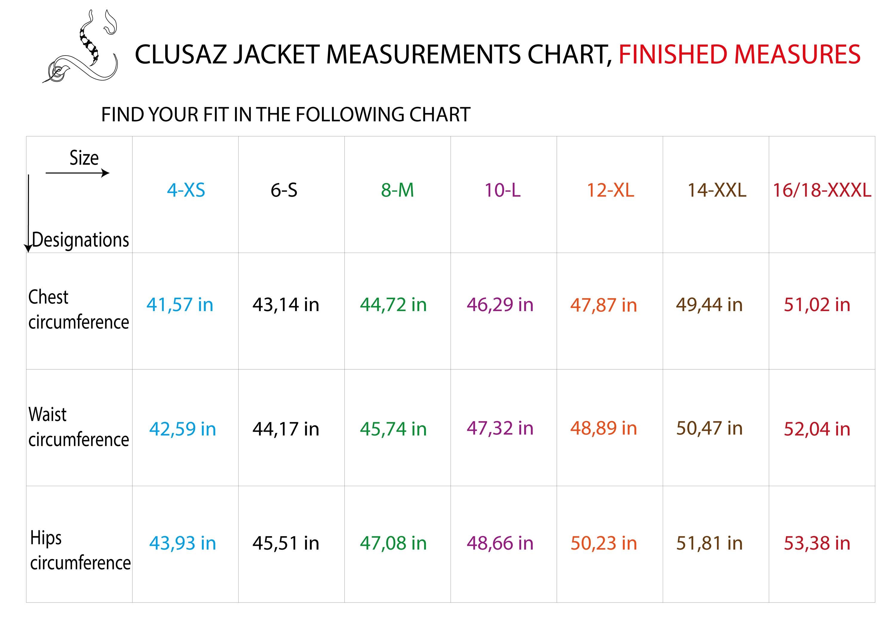 Sewing pattern CLUSAZ Jacket - 9