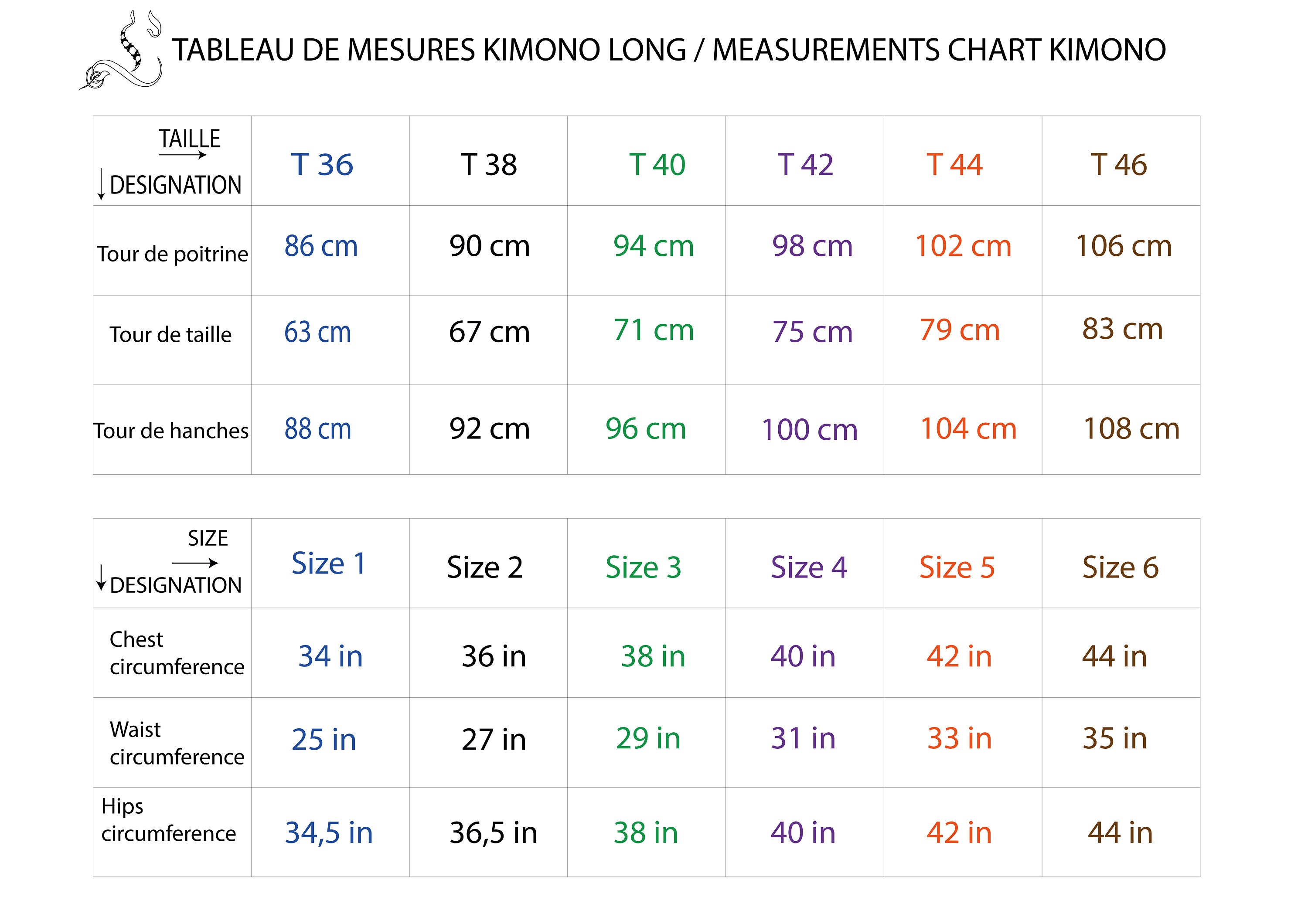 Patron de couture Kimono long - 12