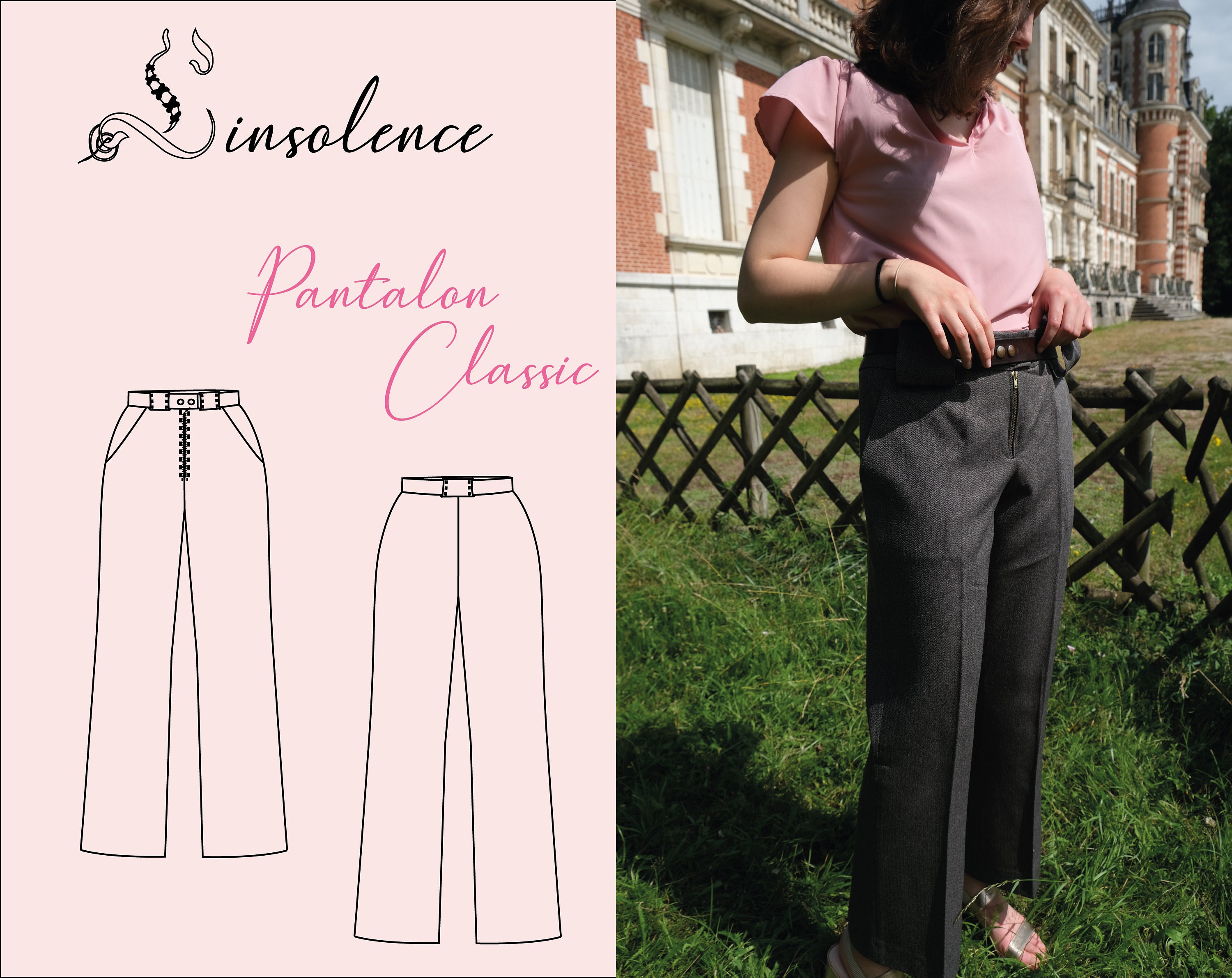 Patron de couture Pantalon Classic Nicole - 8