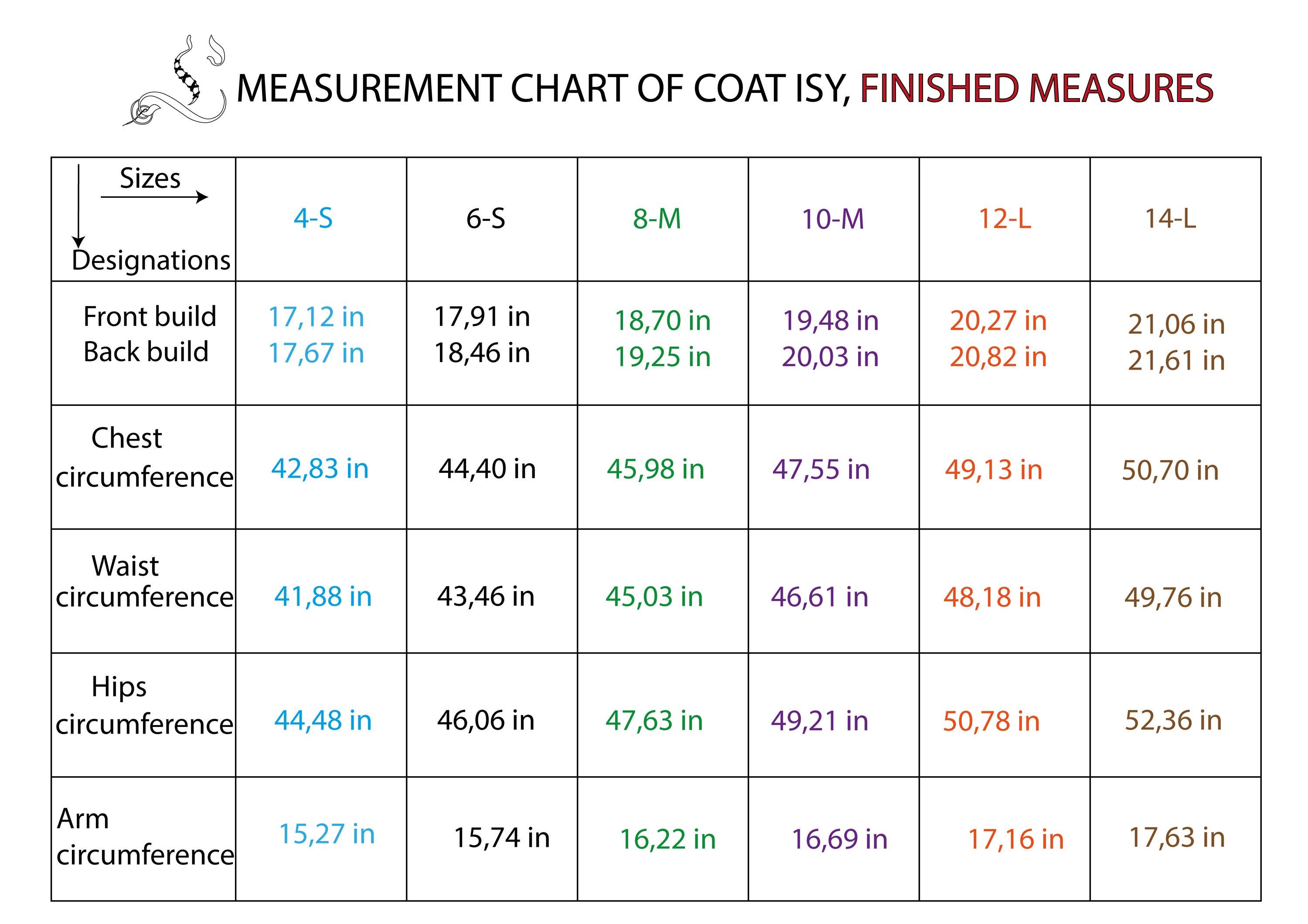 Sewing pattern Coat Isy - 12