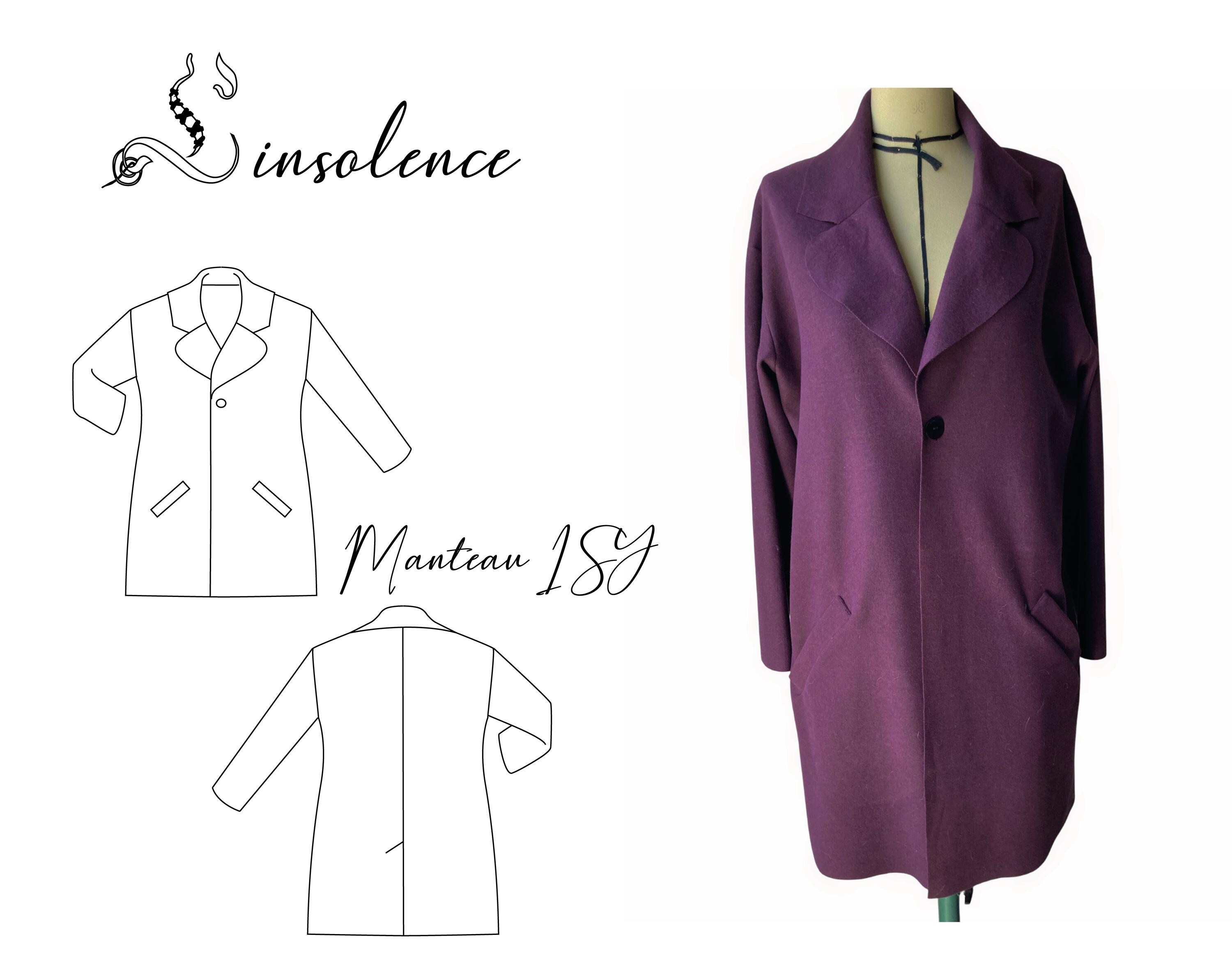 Patron de couture Manteau Isy col tailleur sans doublure - 7