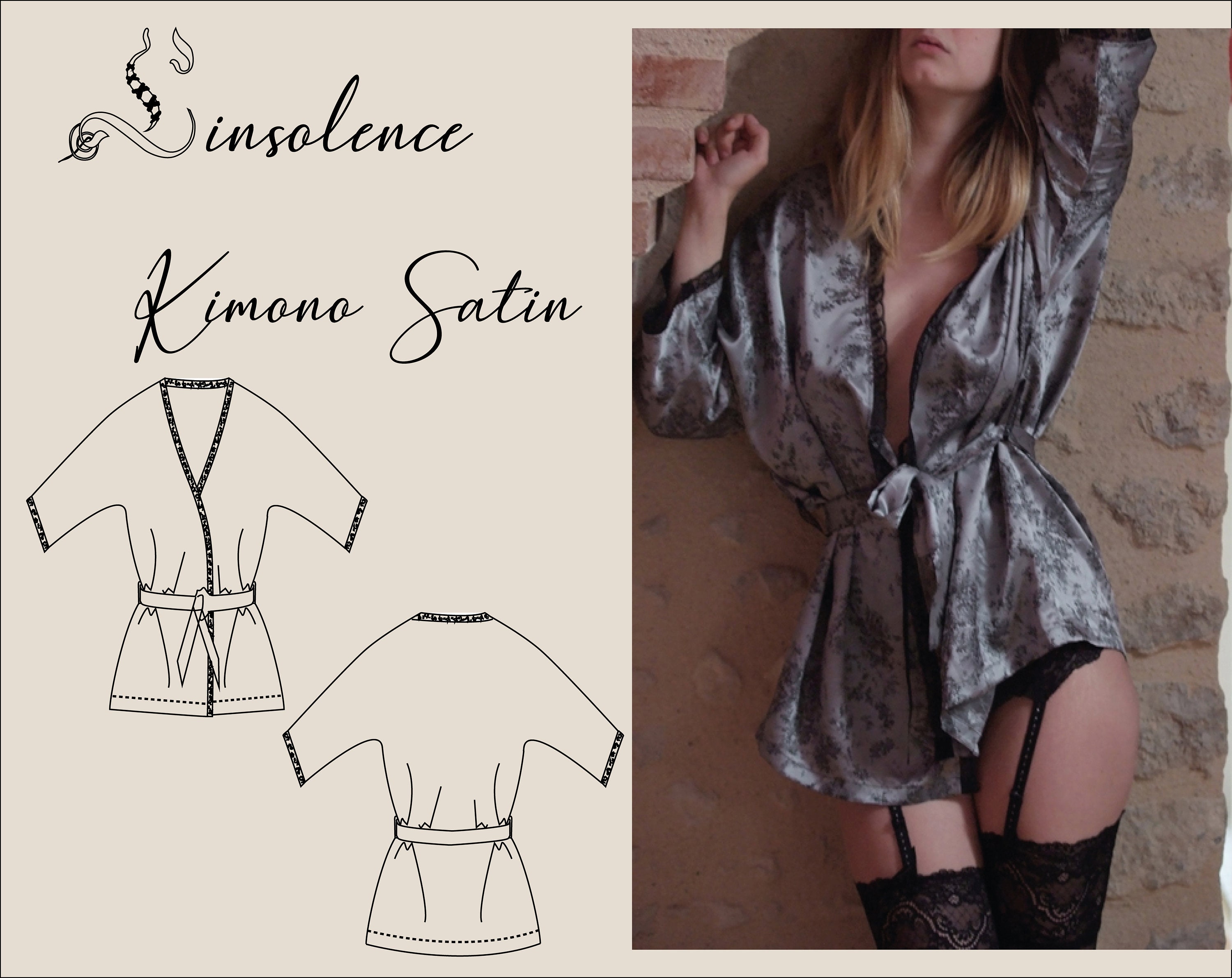 Patron de couture Kimono femme - 8