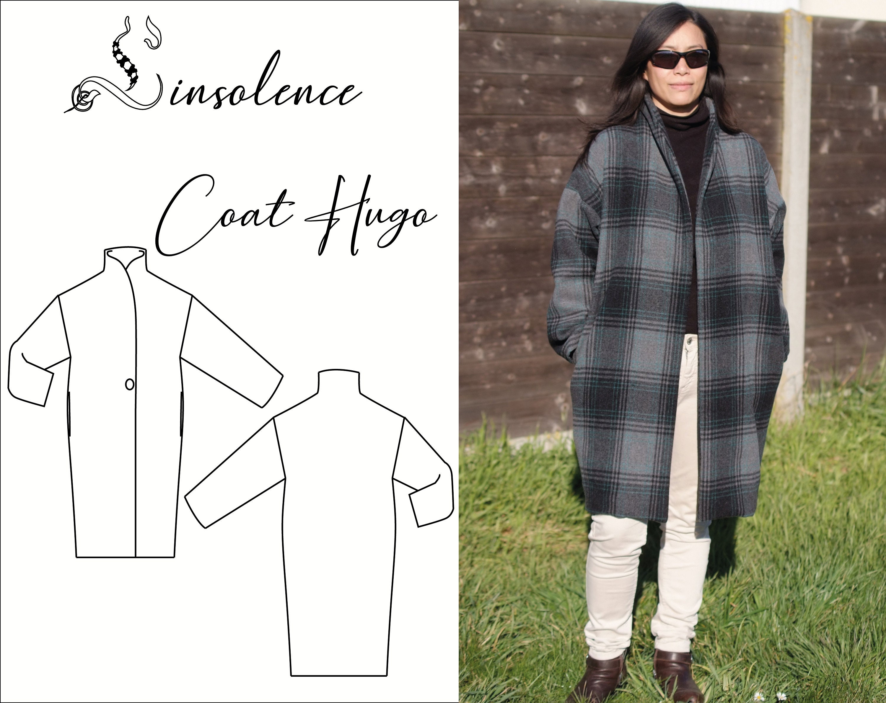 sewing pattern Coat Hugo - 3
