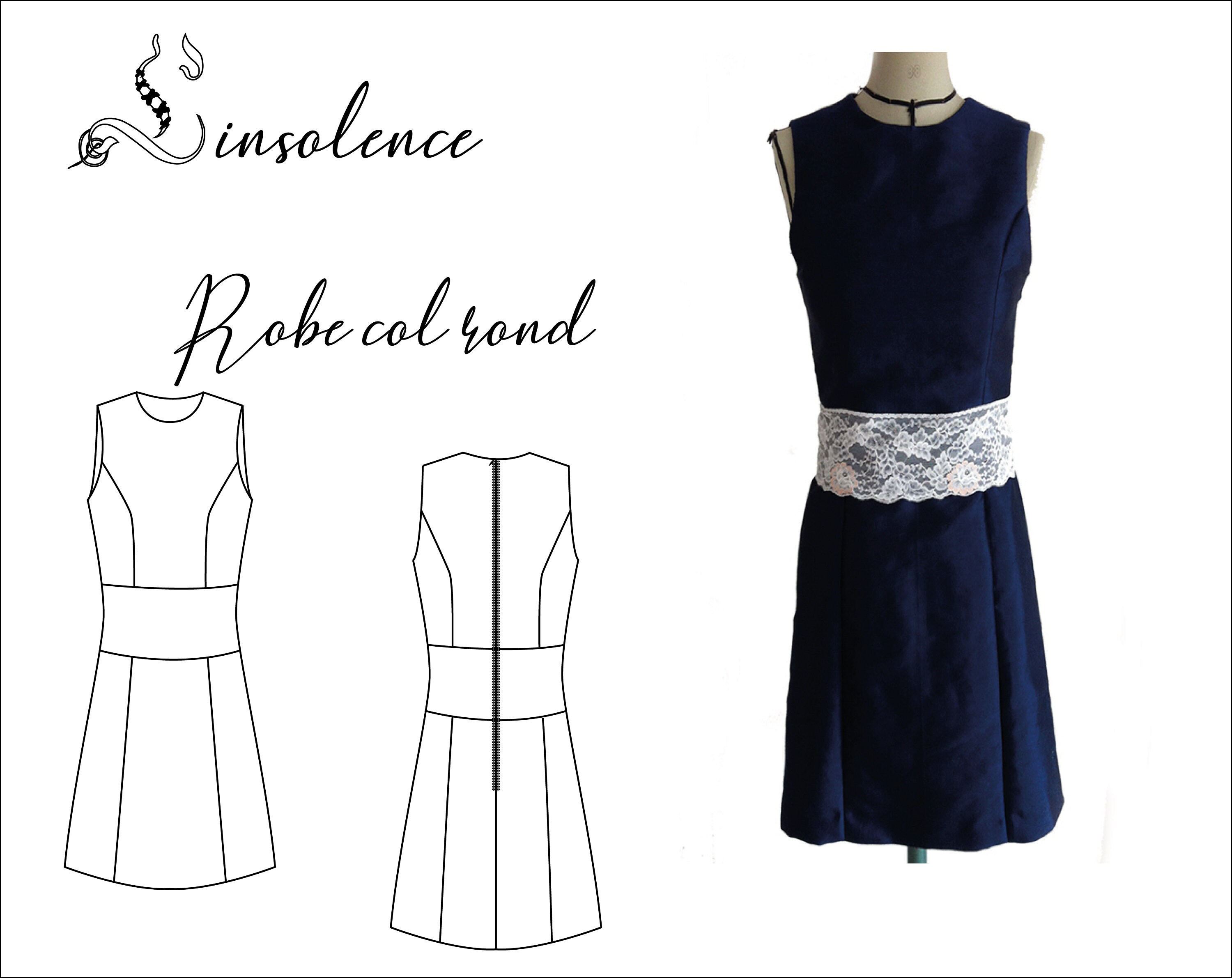 Patron de couture Robe chasuble - 4