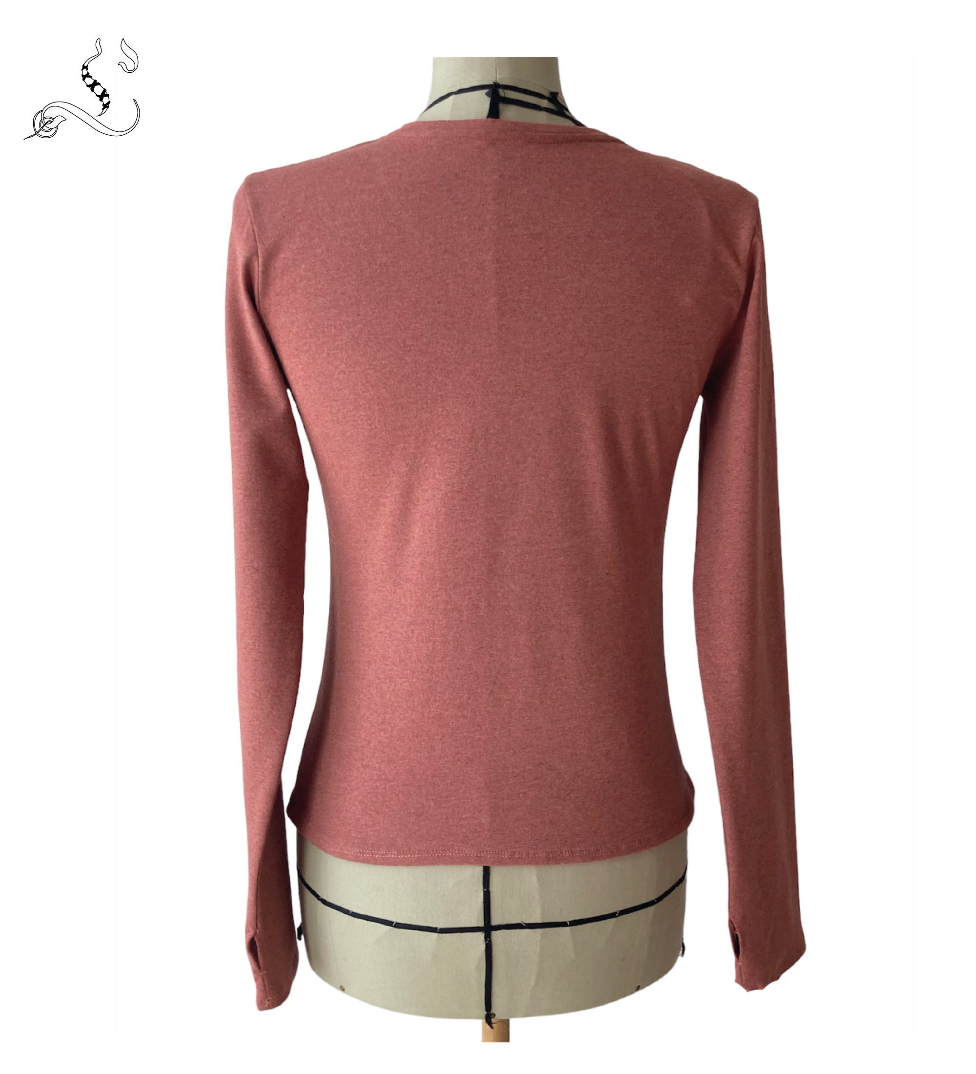 Sewing pattern Long sleeve T shirt - 2
