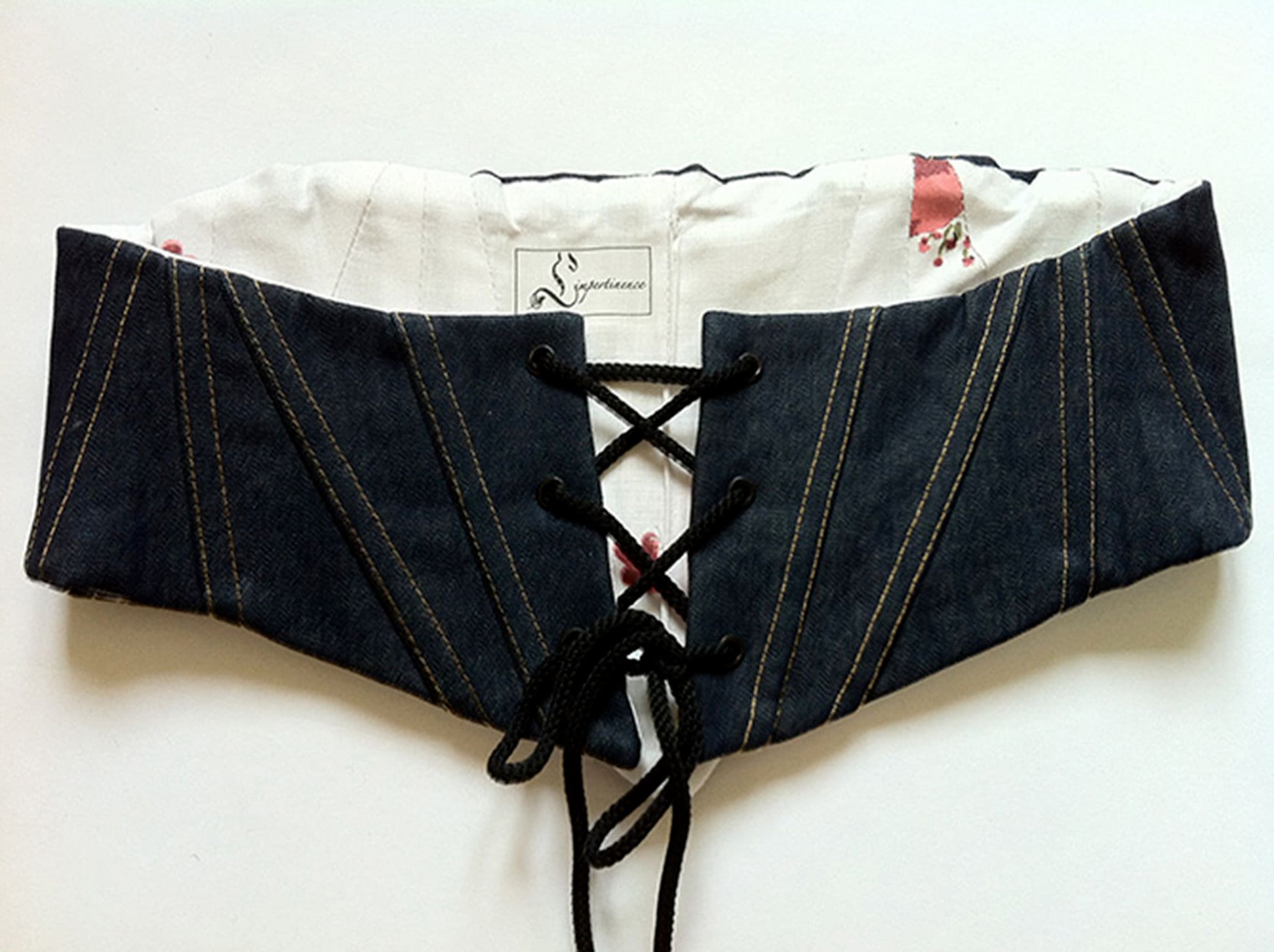 Corset ceinture améthyste jean - 6