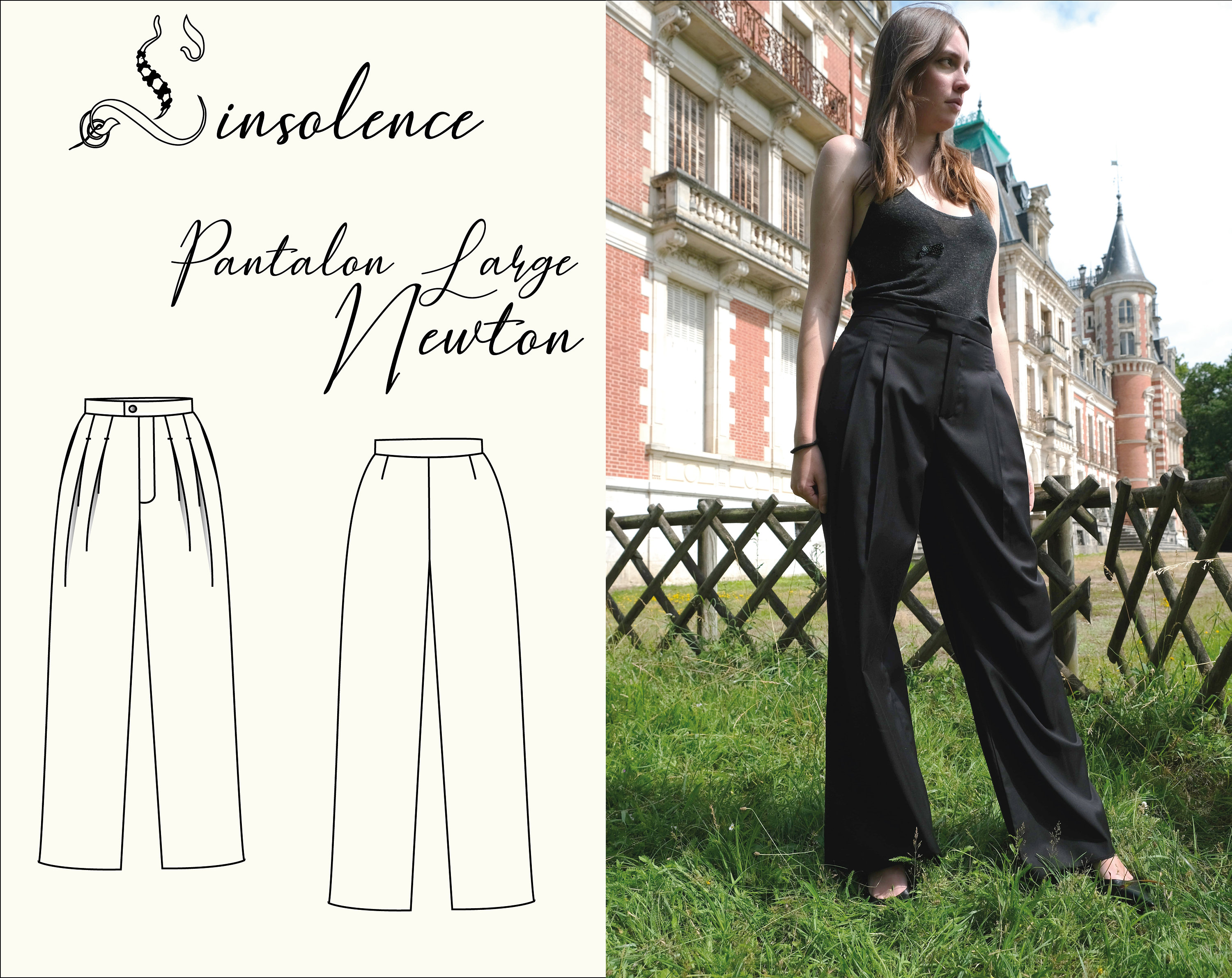 Patron de couture Pantalon large Newton - 6