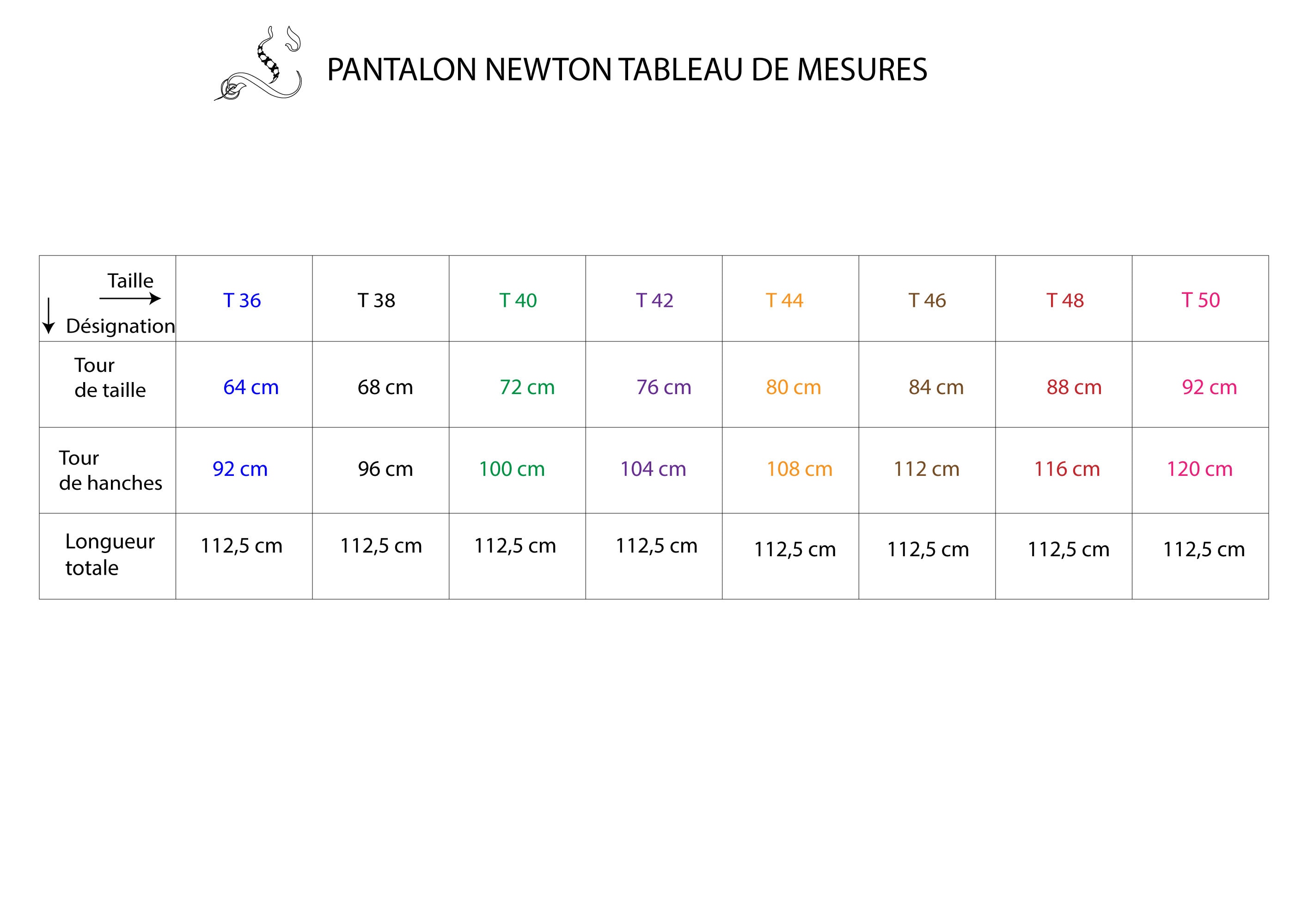 Patron de couture Pantalon large Newton - 10