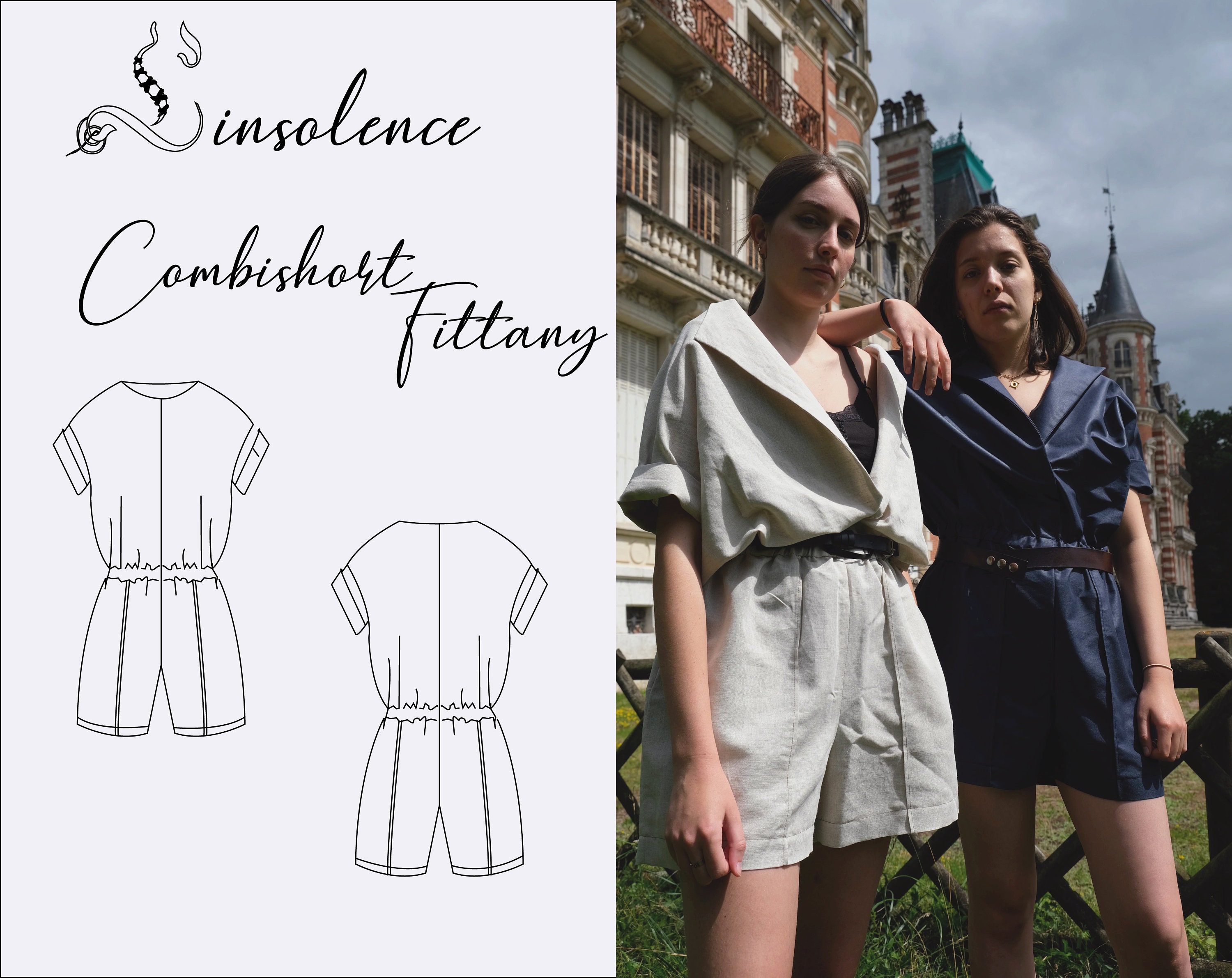 Patron de couture Combishort - 3