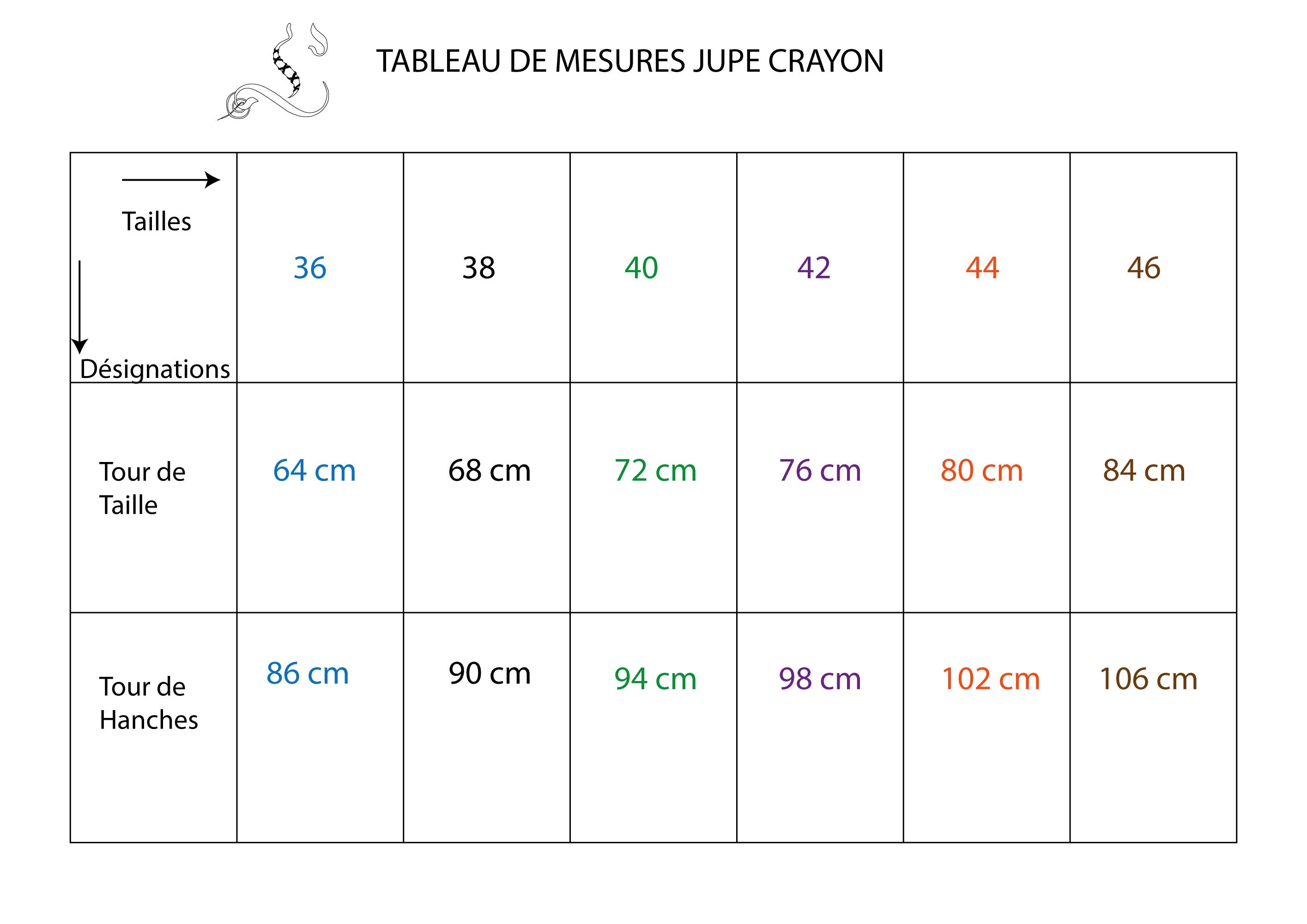 Patron de couture Jupe crayon - 8