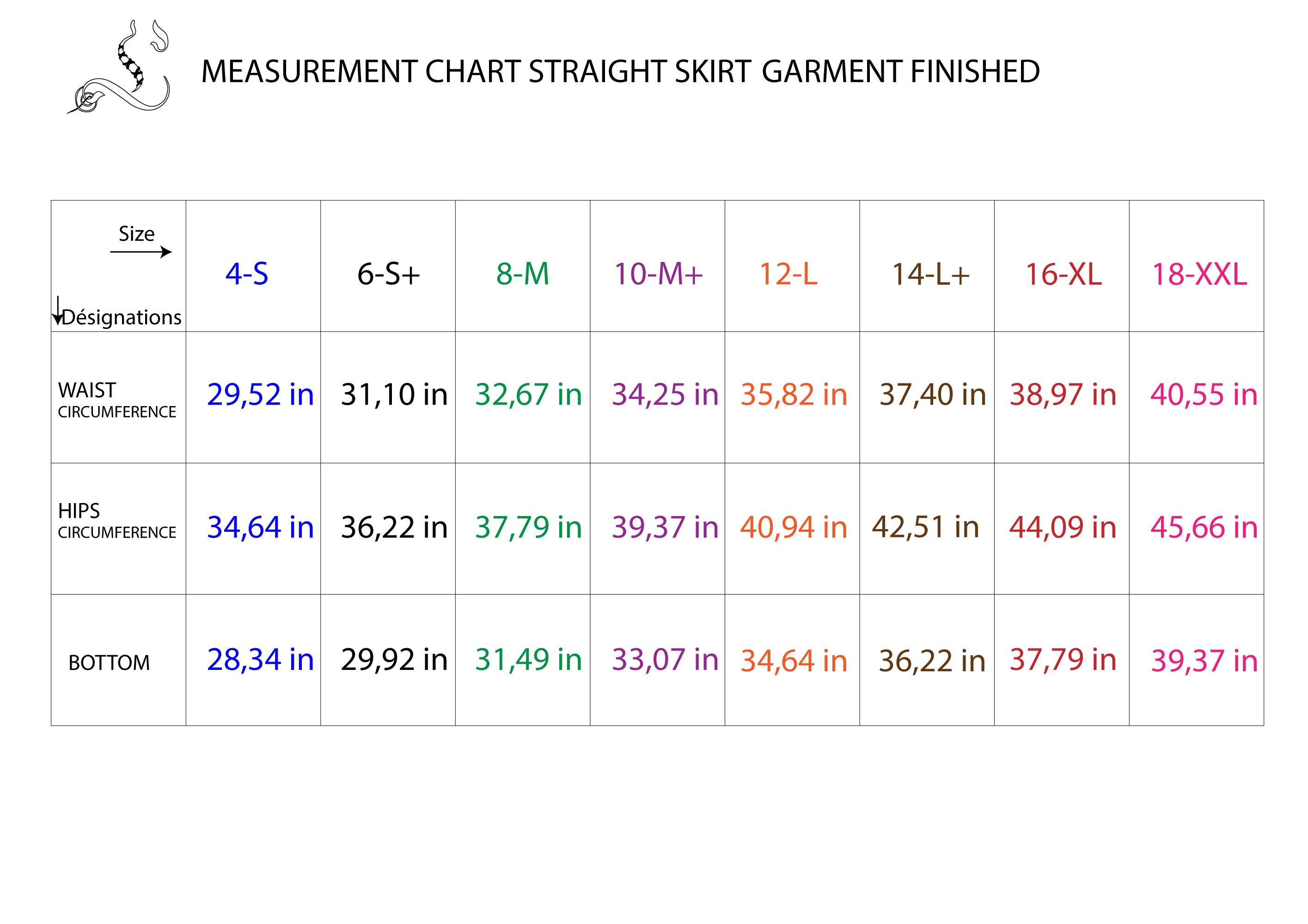 PDF Straight skirt pattern - 14