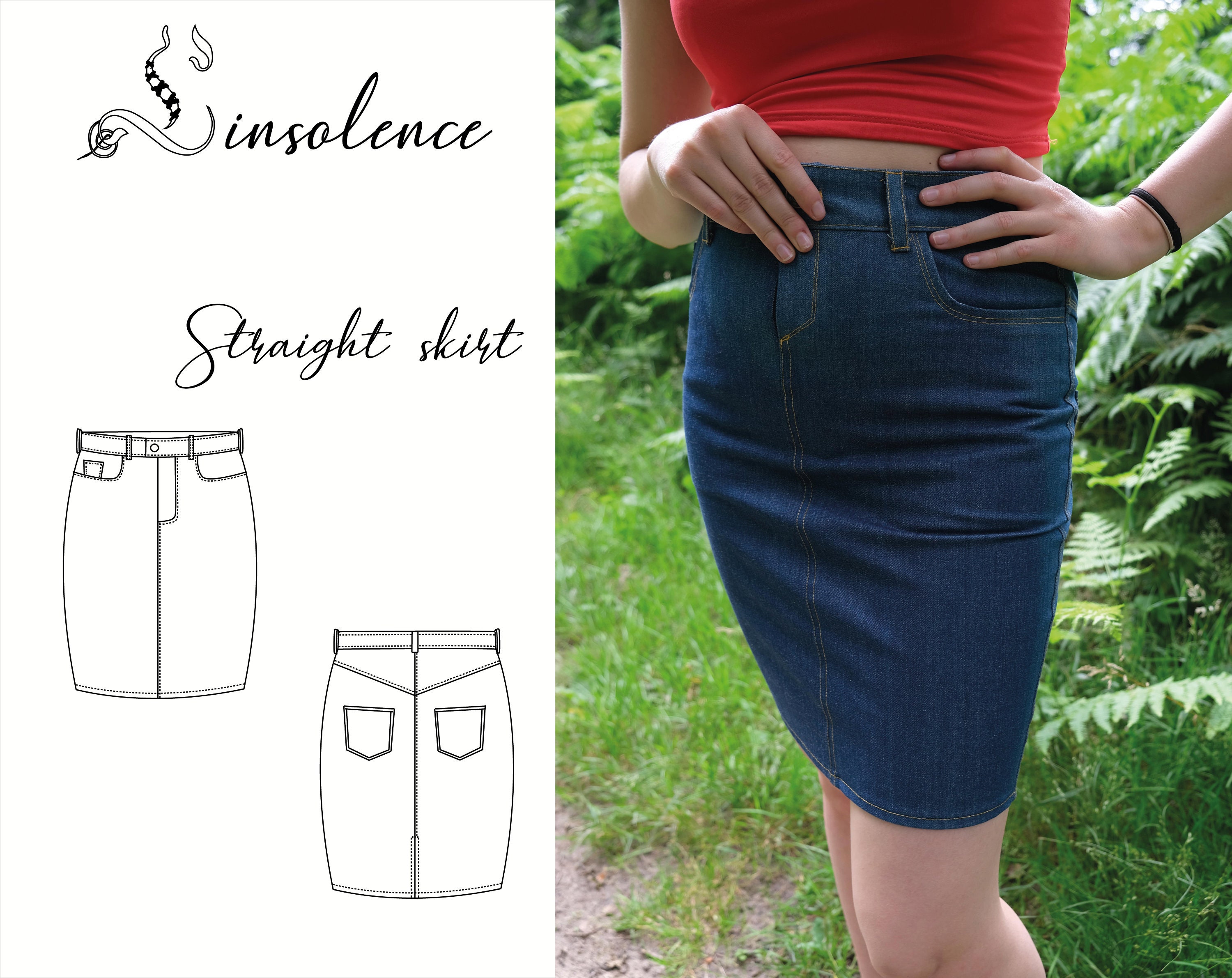 PDF Straight skirt pattern - 11
