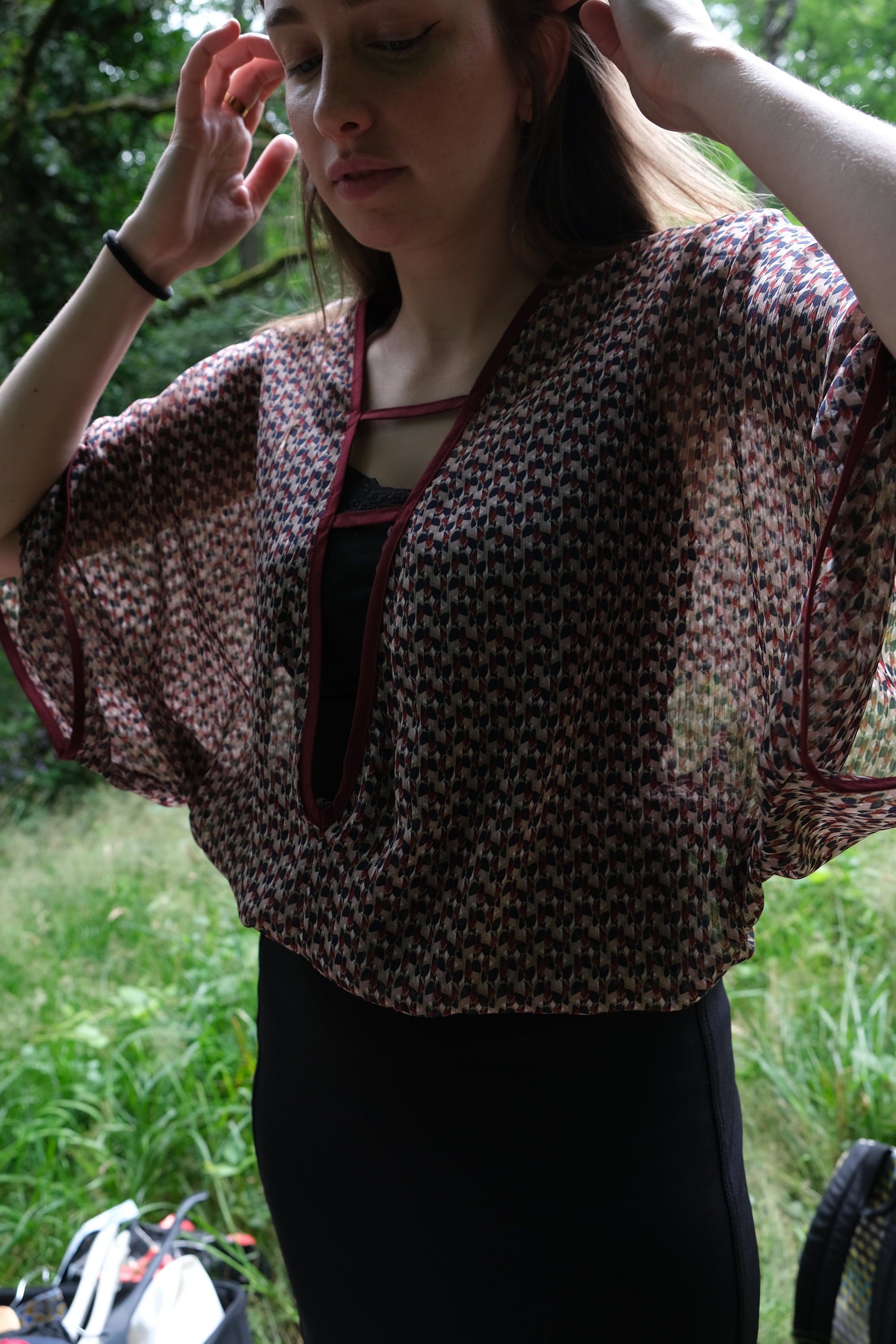 Blouse Jasmin short dolman sleeve top - 9