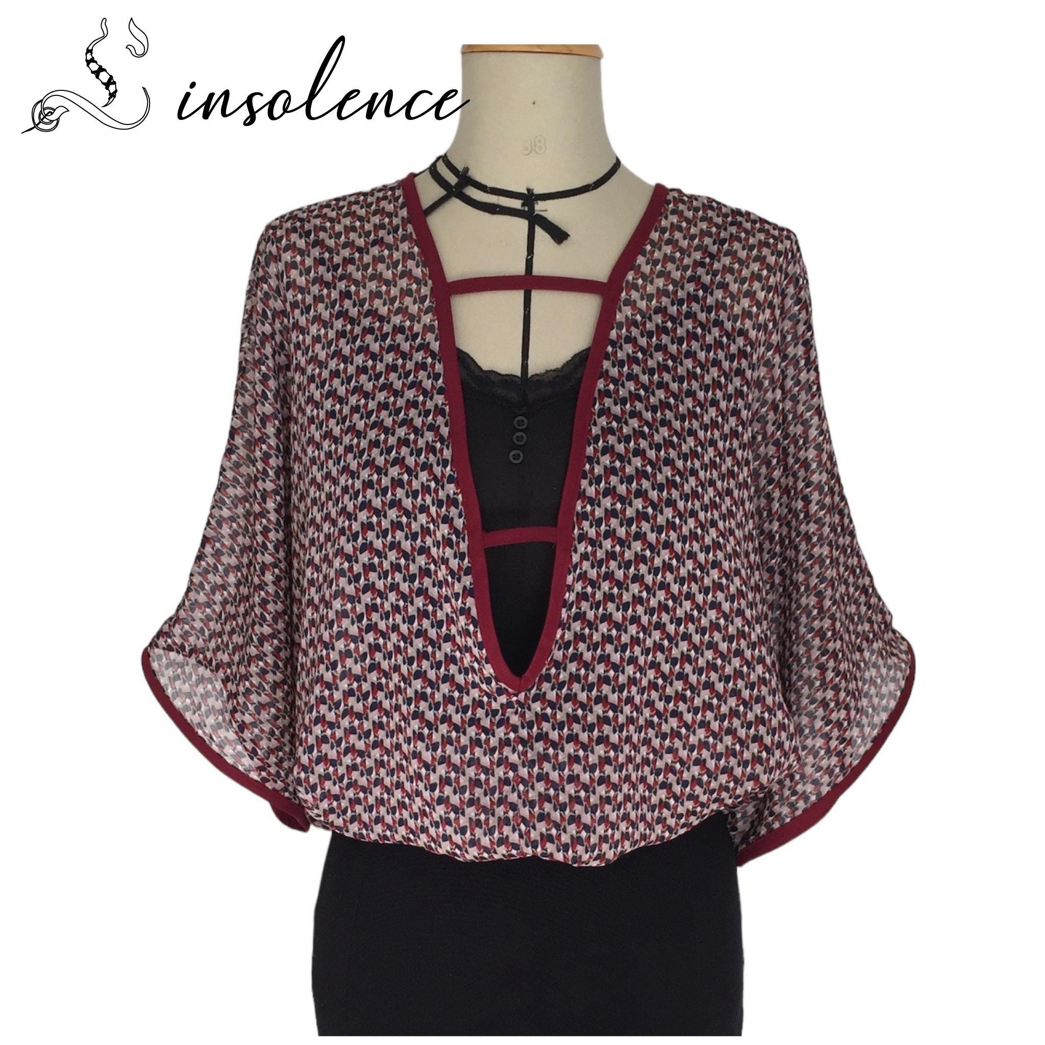 Blouse Jasmin short dolman sleeve top - 6