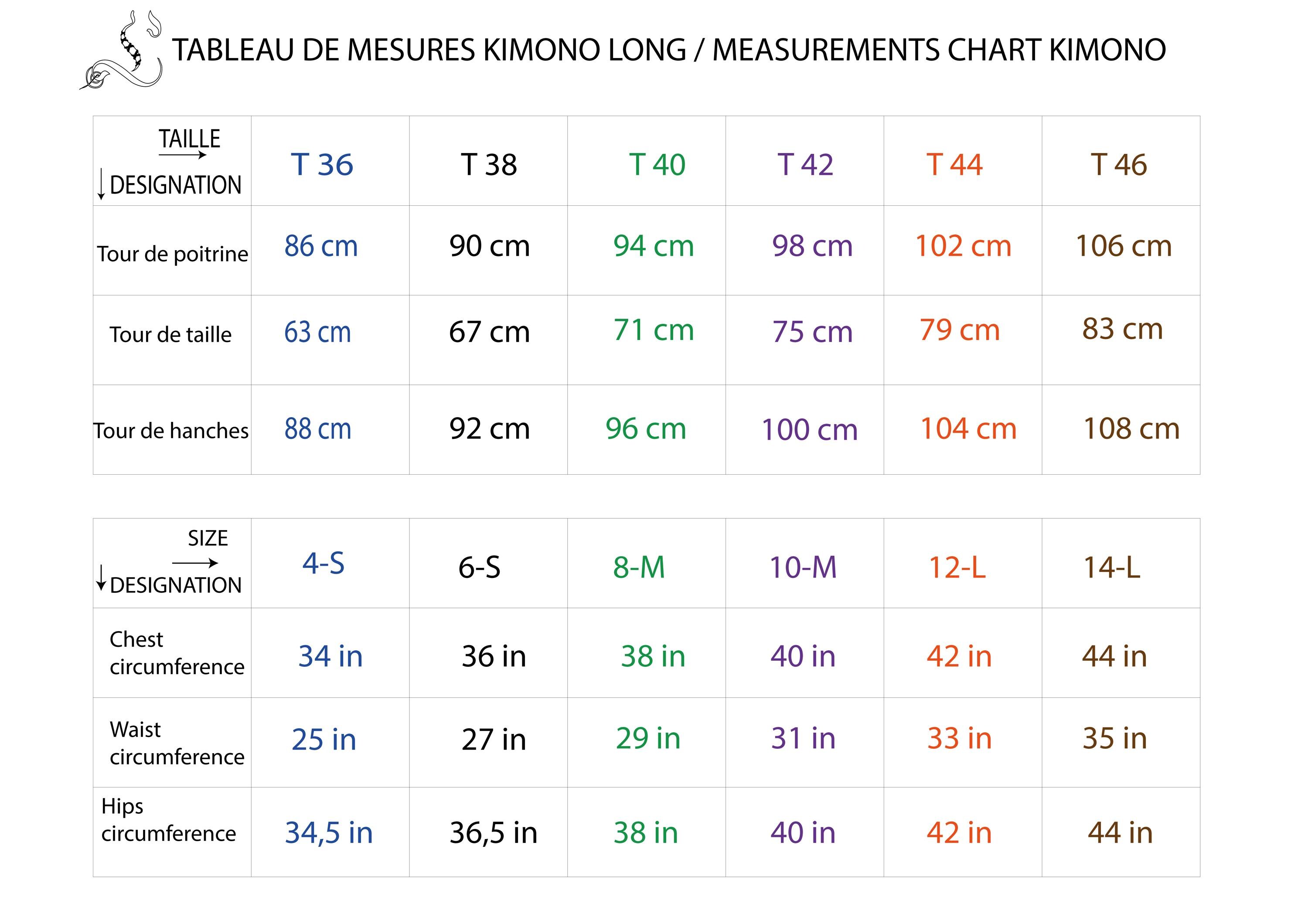 Long Kimono pattern - 8