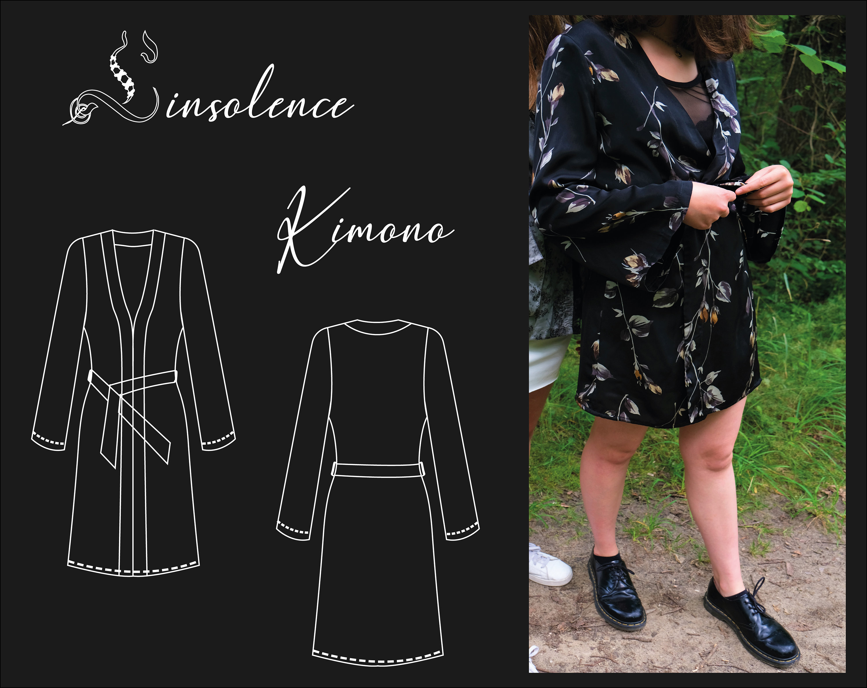 Long Kimono pattern - 9