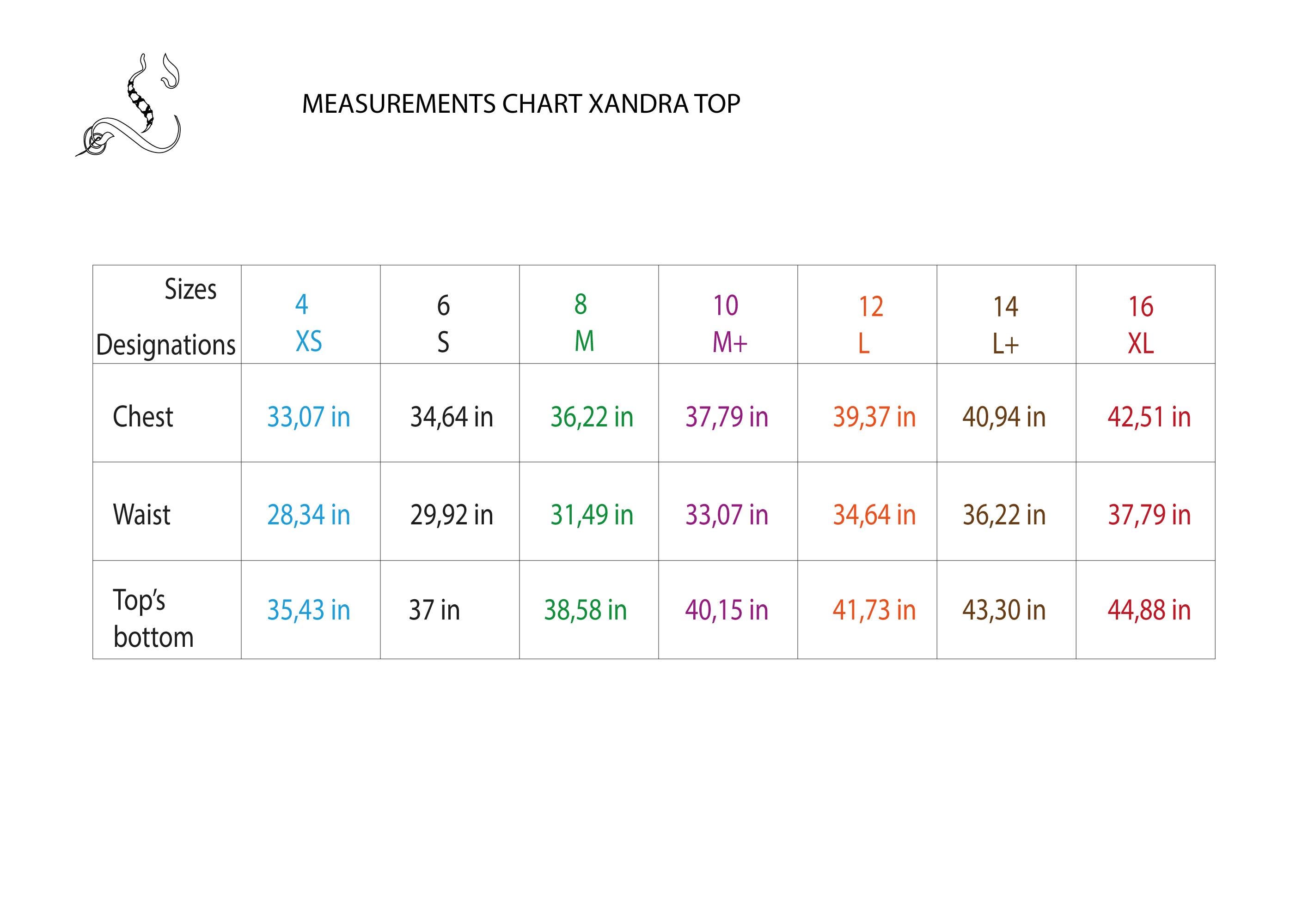 Top sewing pattern with drape Xandra - 12