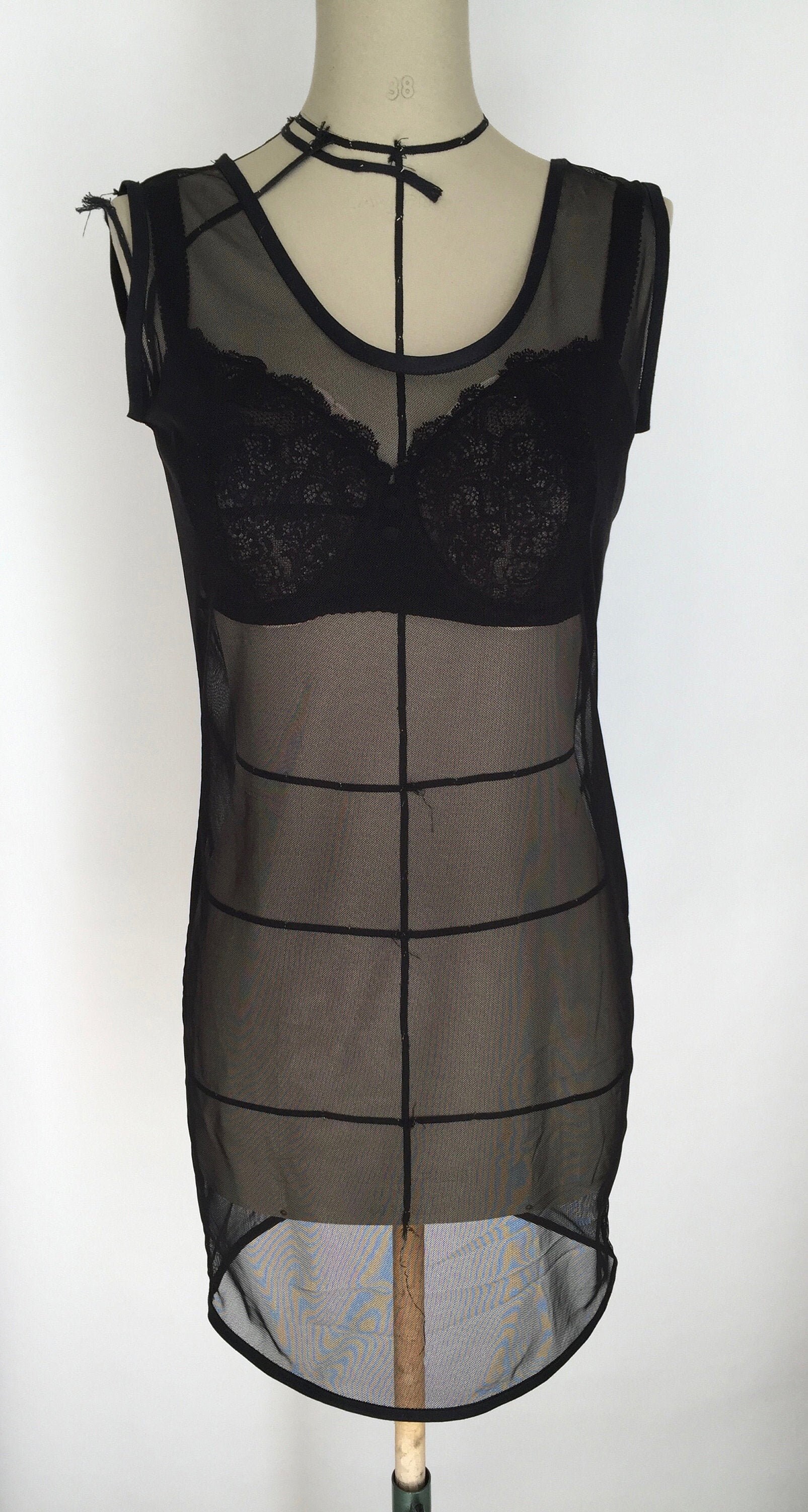 Fond de robe  noir - 6