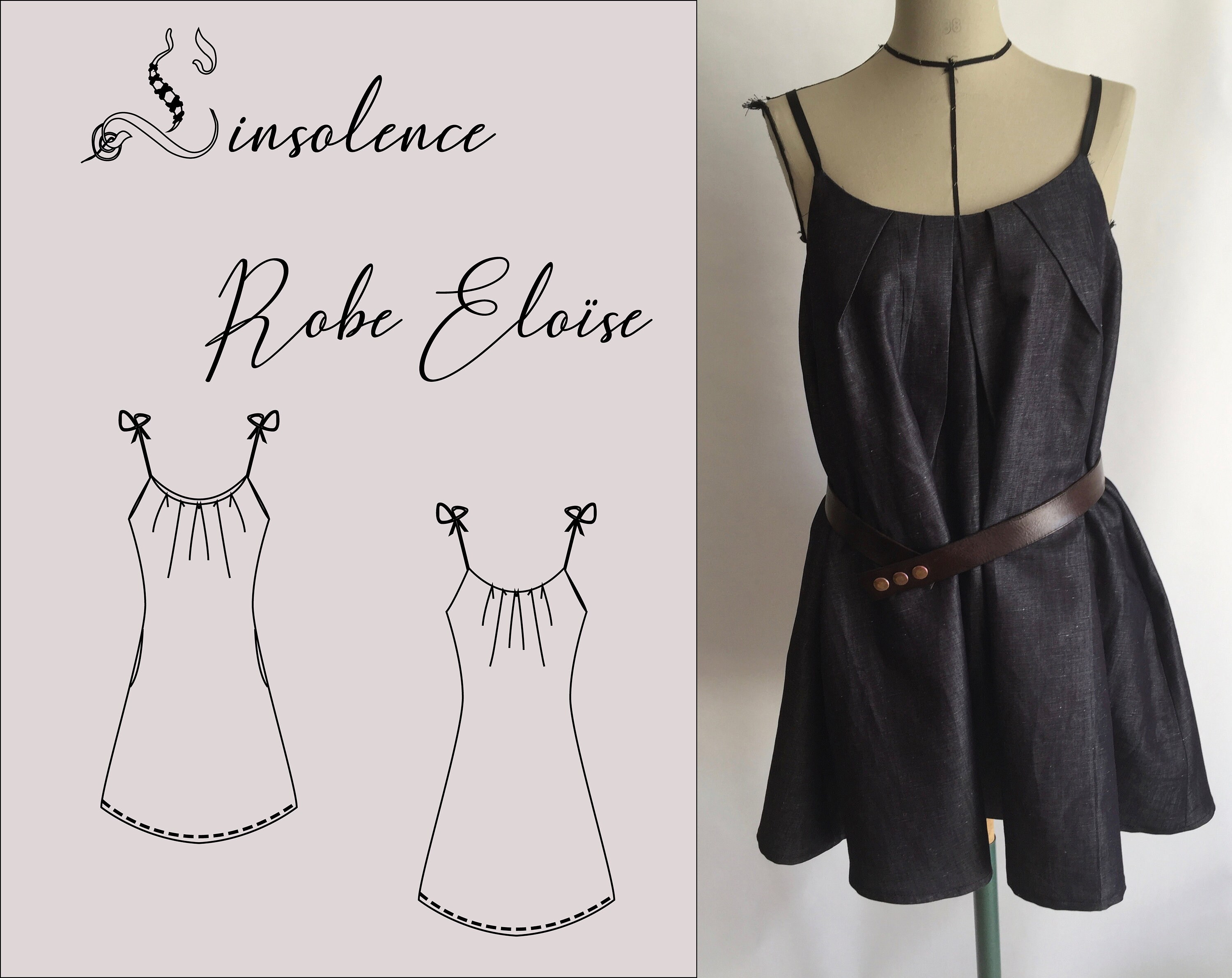 Robe Eloise à plis - 5