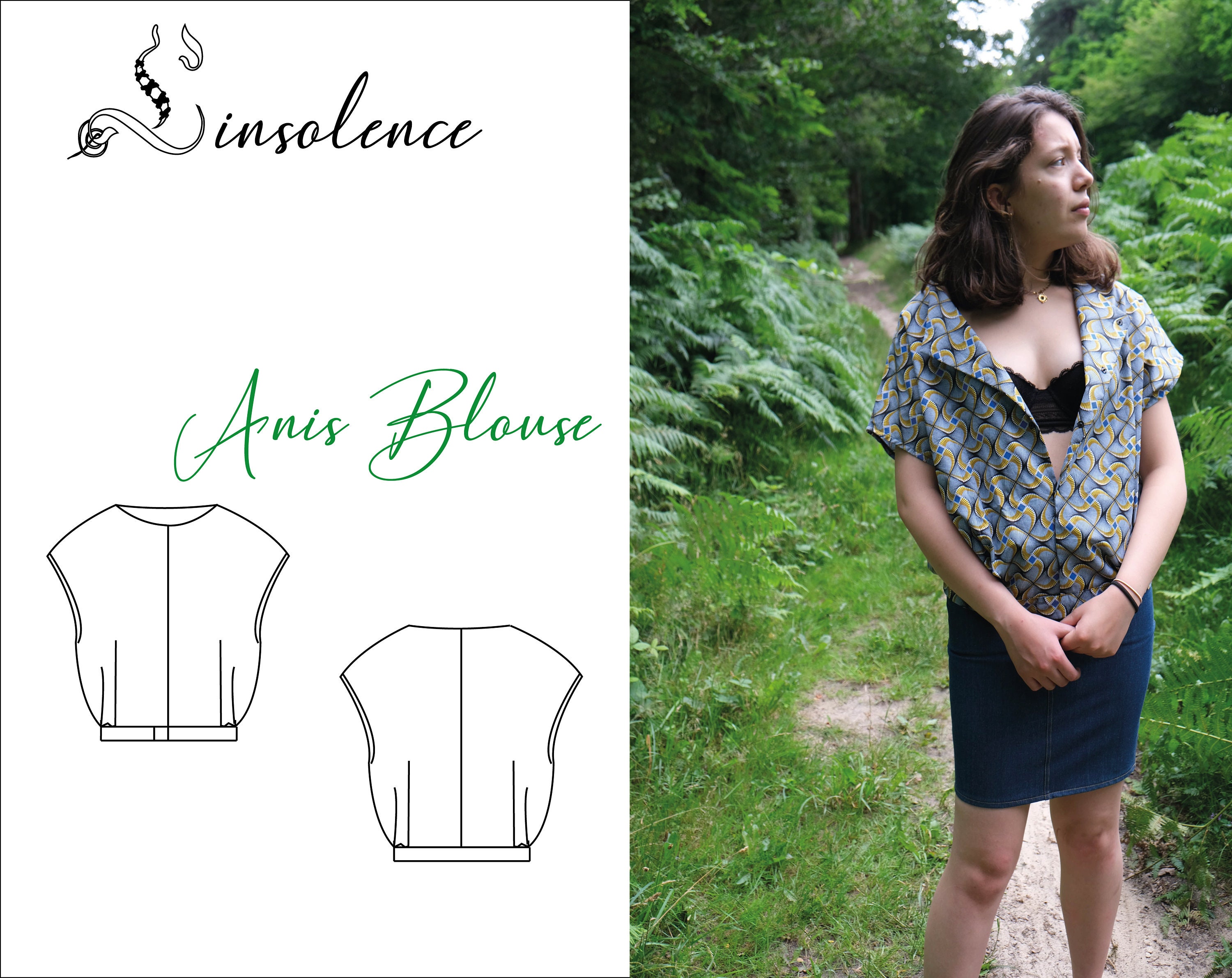 Blouse Anis sewing pattern - 3