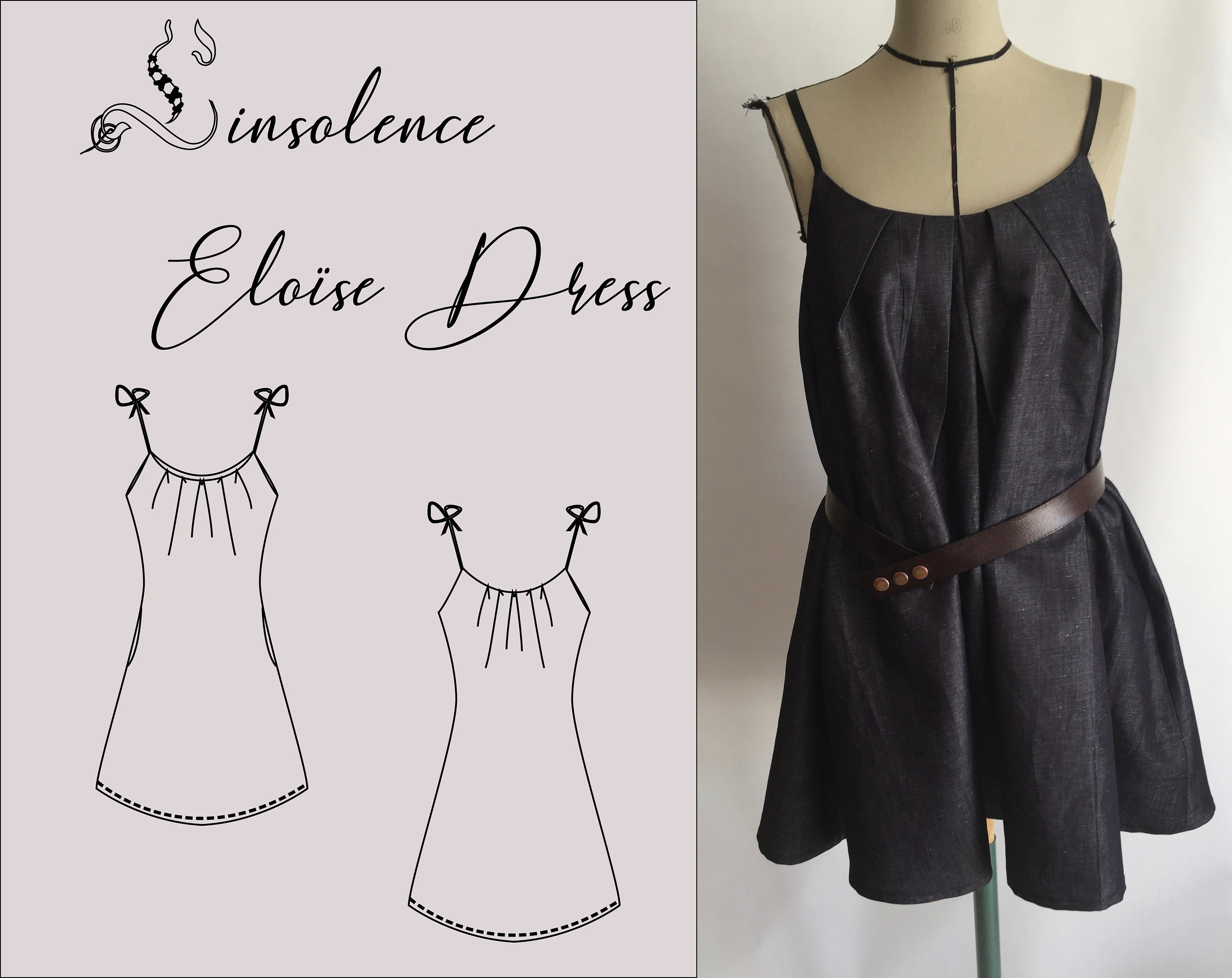 Eloise Dress pattern - 4