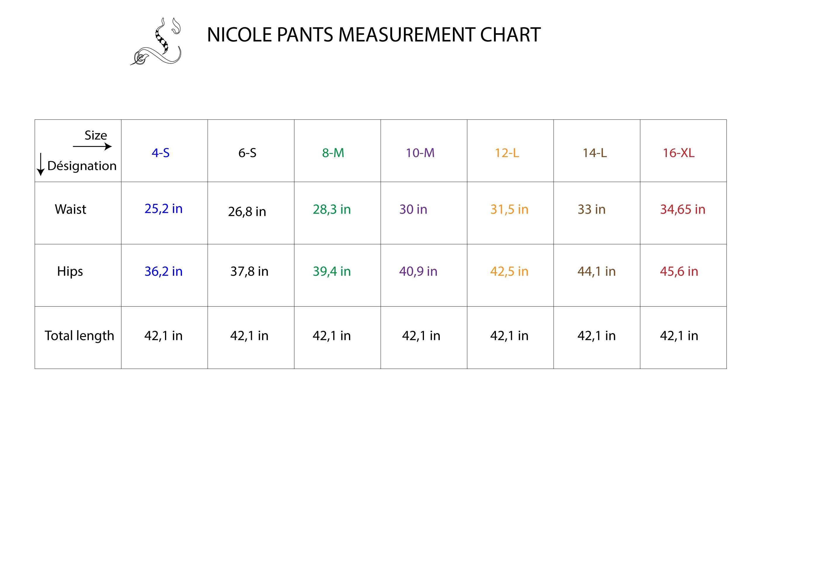 Classic Pants pattern Nicole - 10