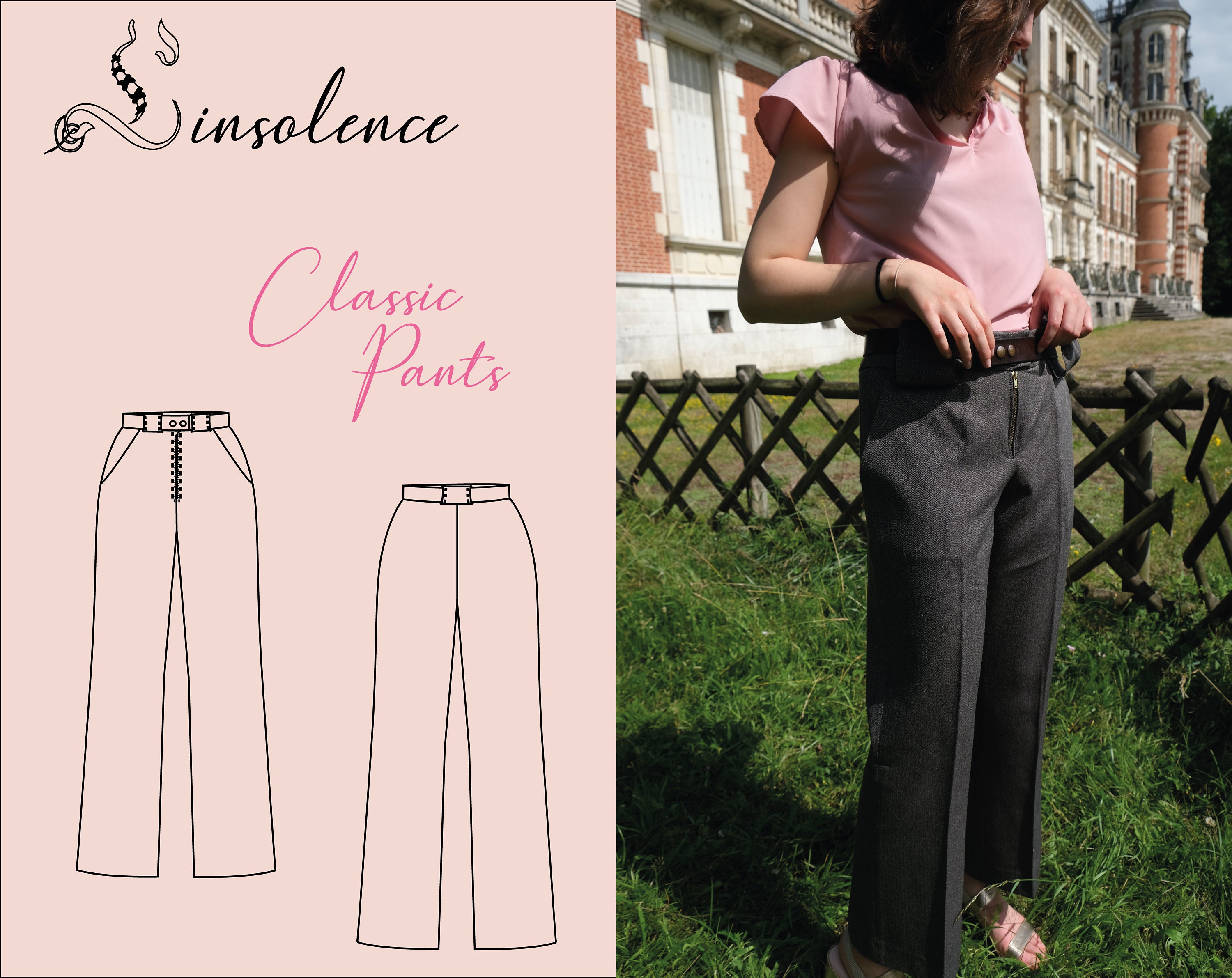 Classic Pants pattern Nicole - 6